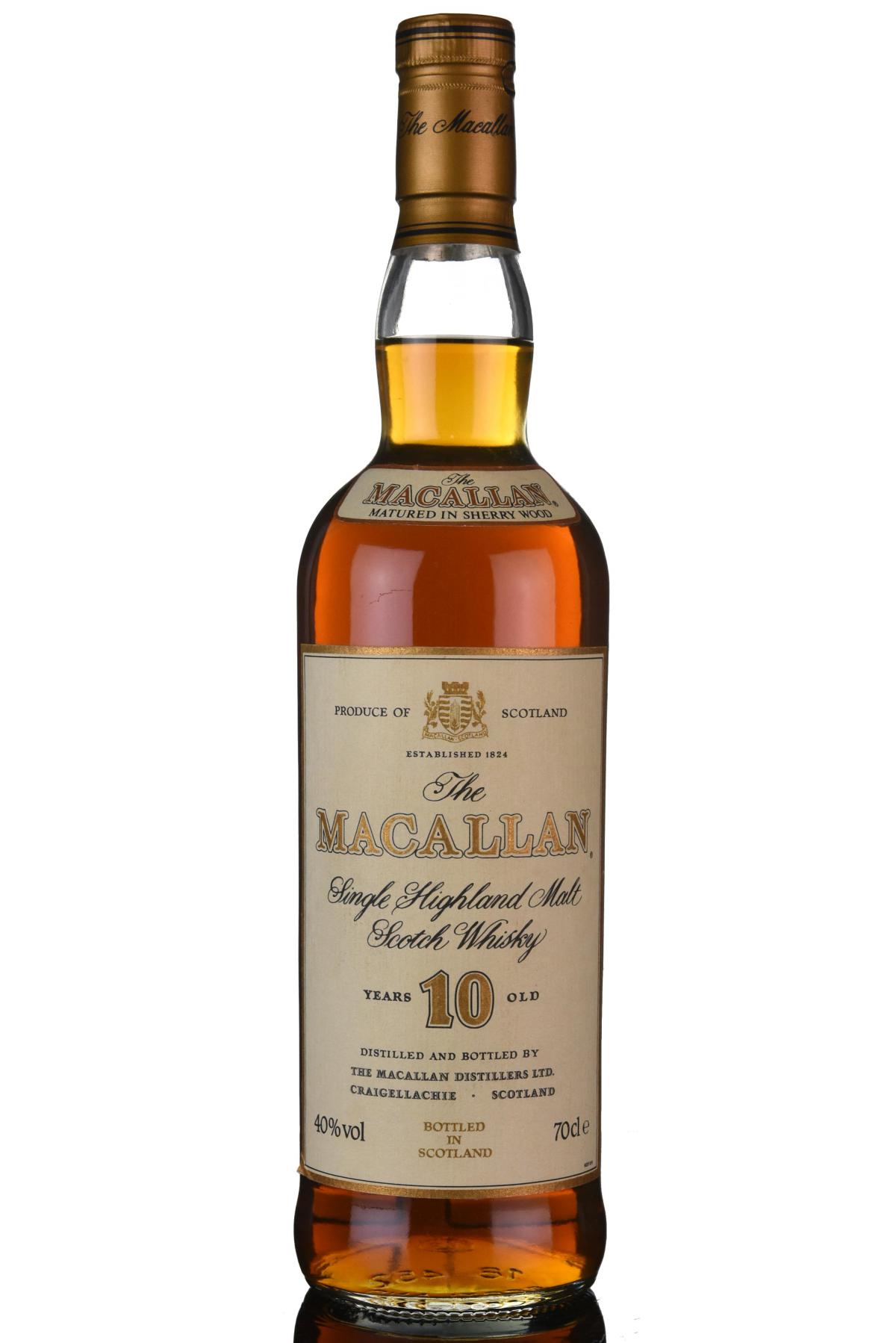 Macallan 10 Year Old - 1990s