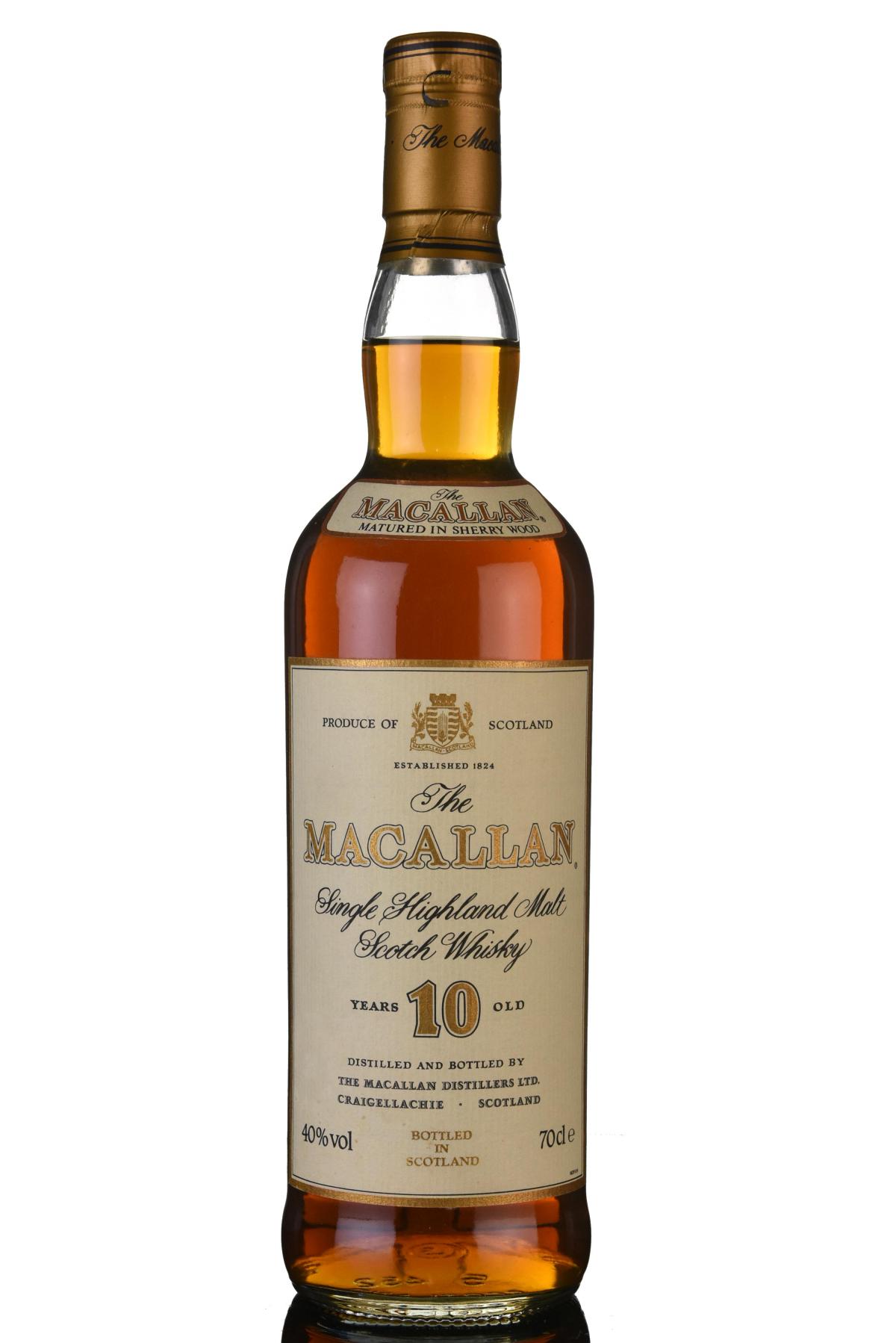 Macallan 10 Year Old - 1990s