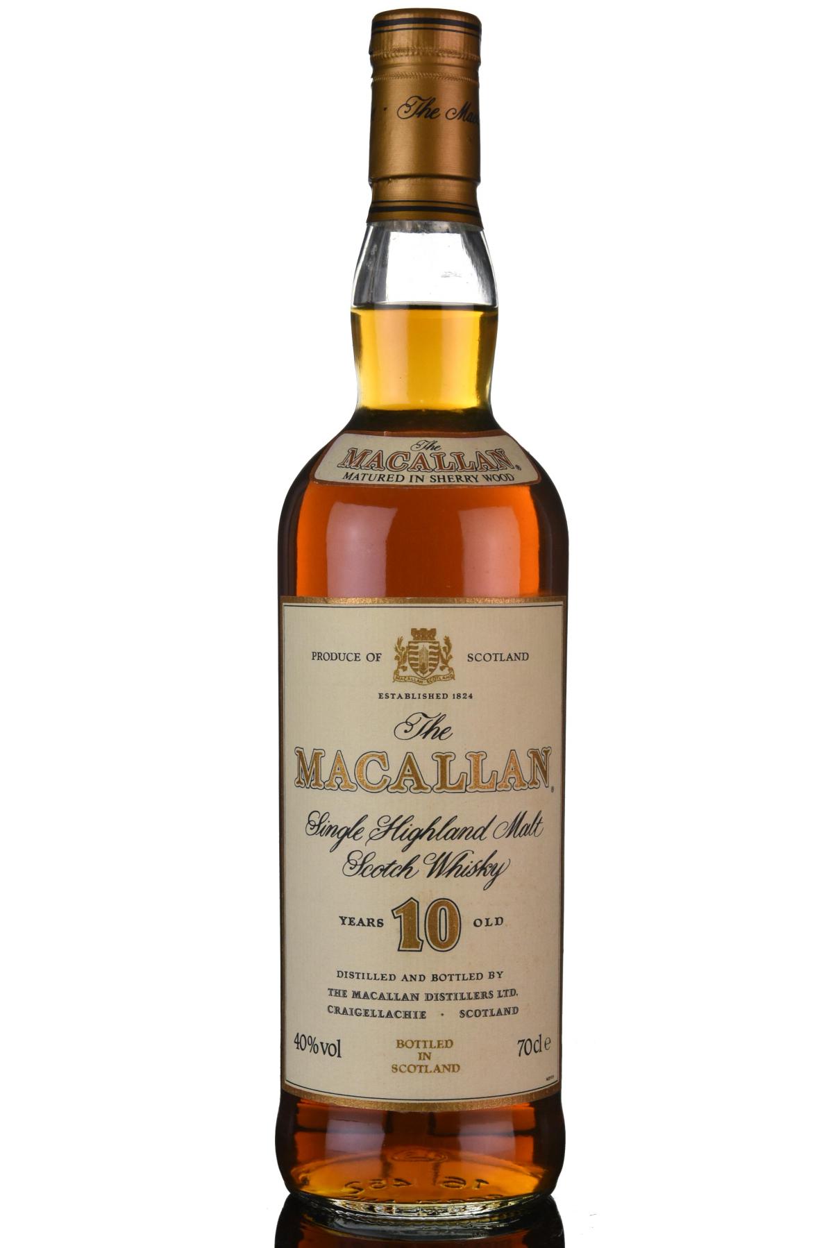 Macallan 10 Year Old - 1990s