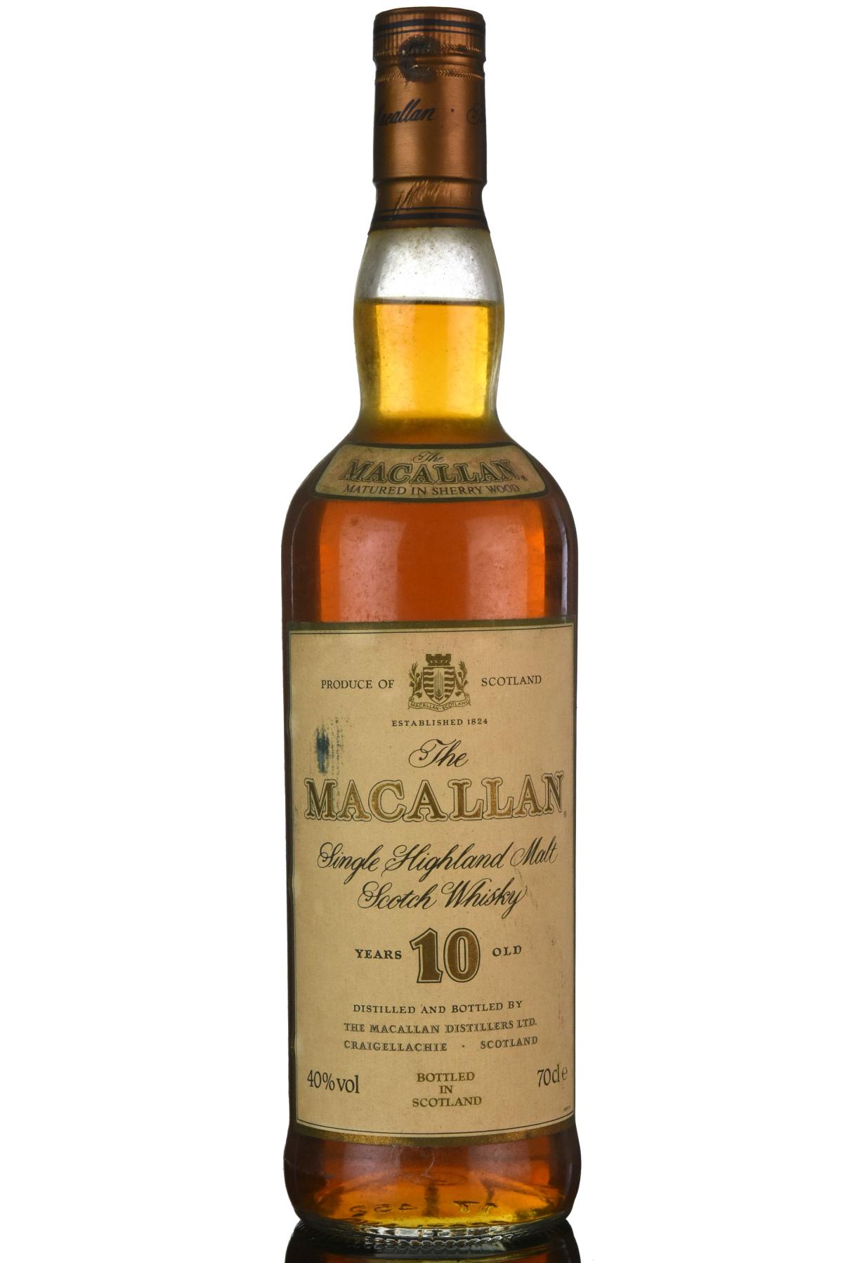 Macallan 10 Year Old - 1990s