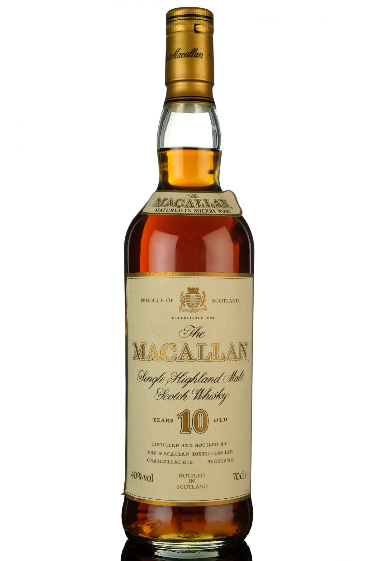 Macallan 10 Year Old - 1990s