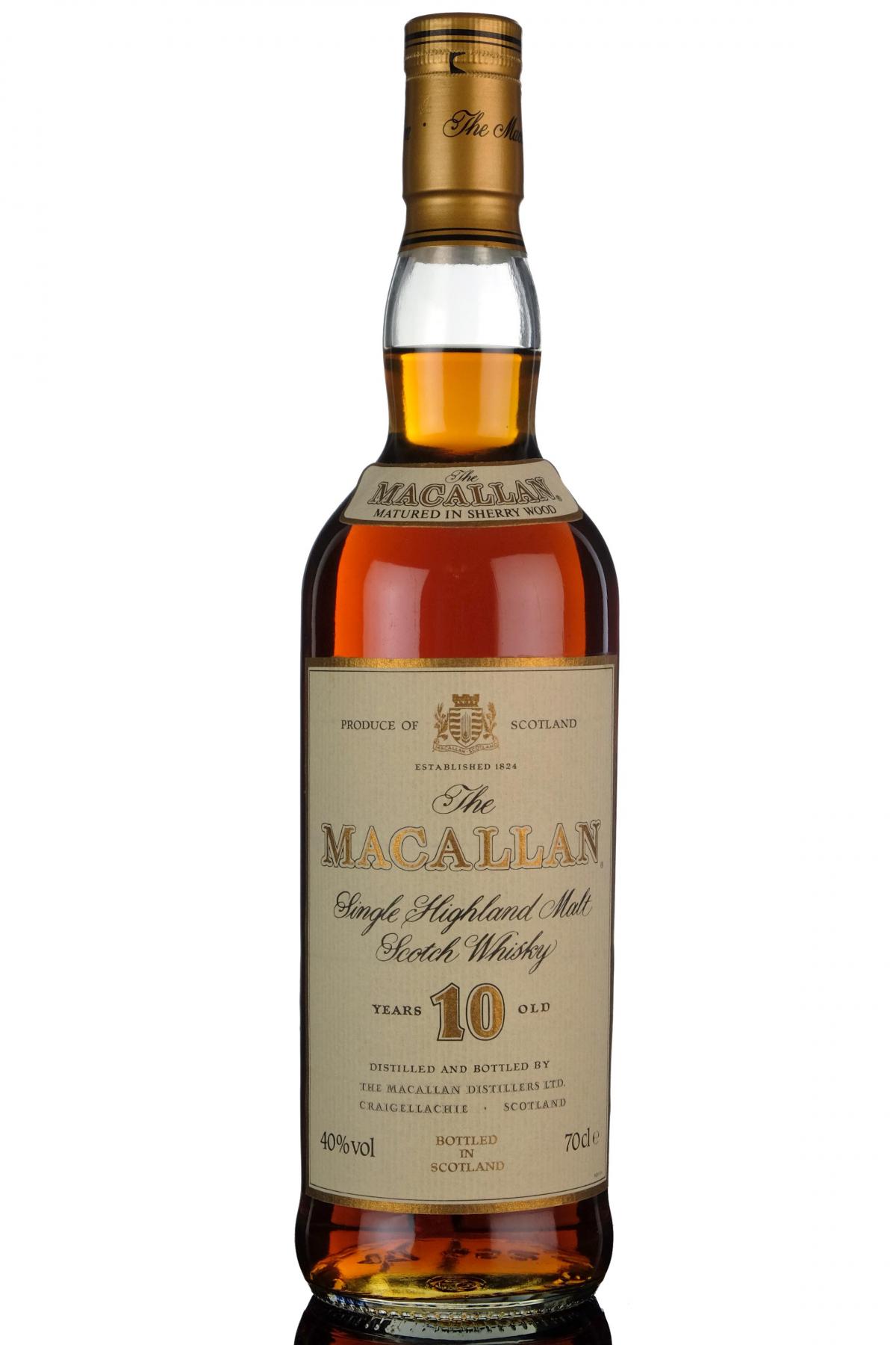 Macallan 10 Year Old - 1990s