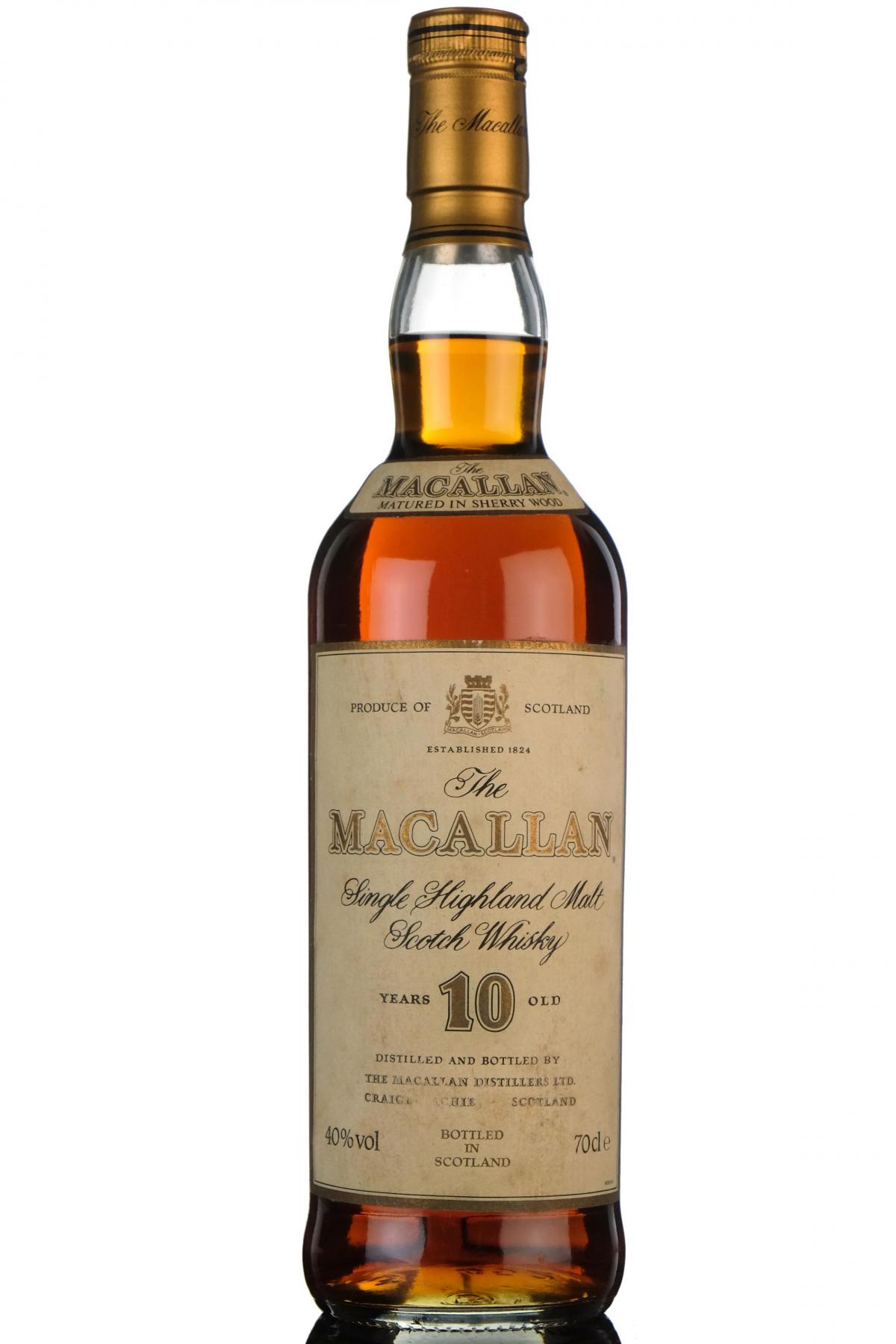 Macallan 10 Year Old - 1990s