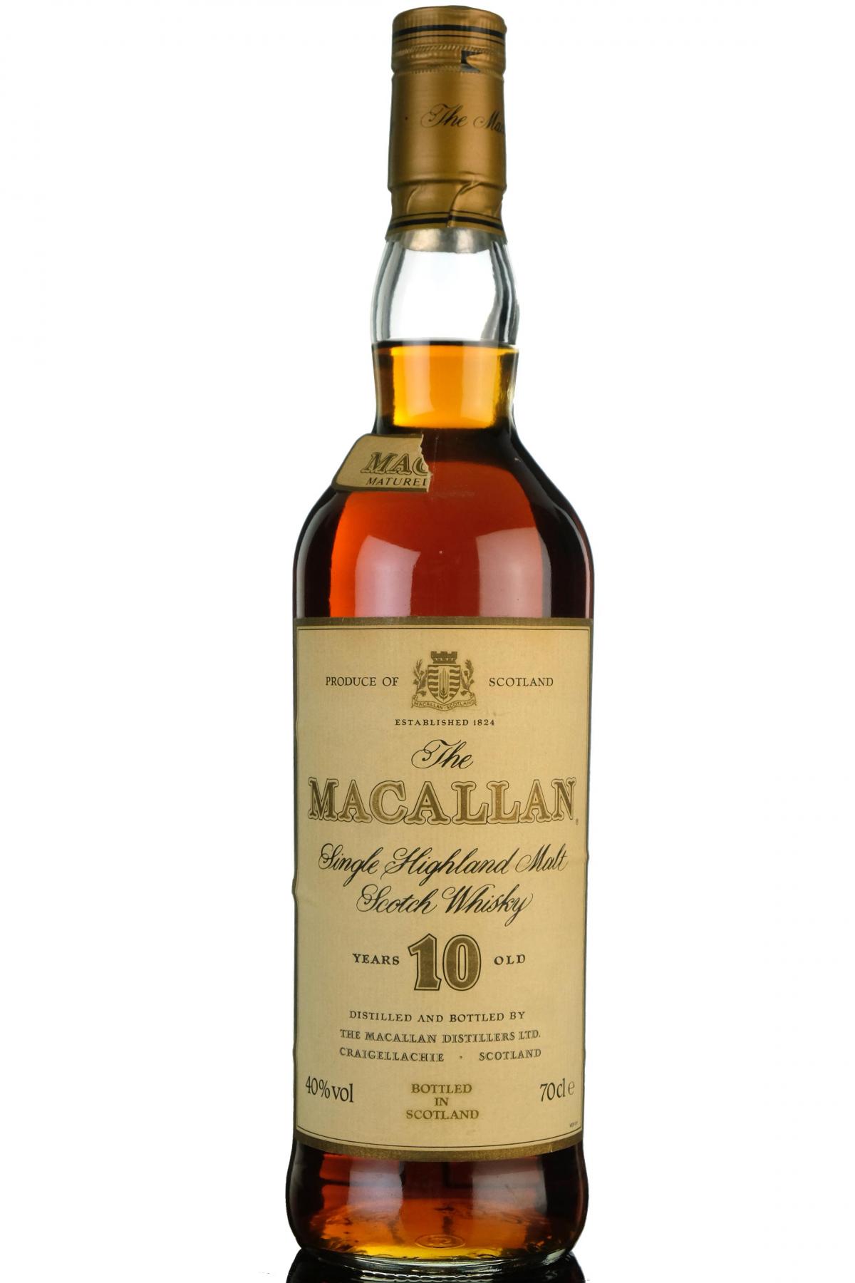 Macallan 10 Year Old - 1990s