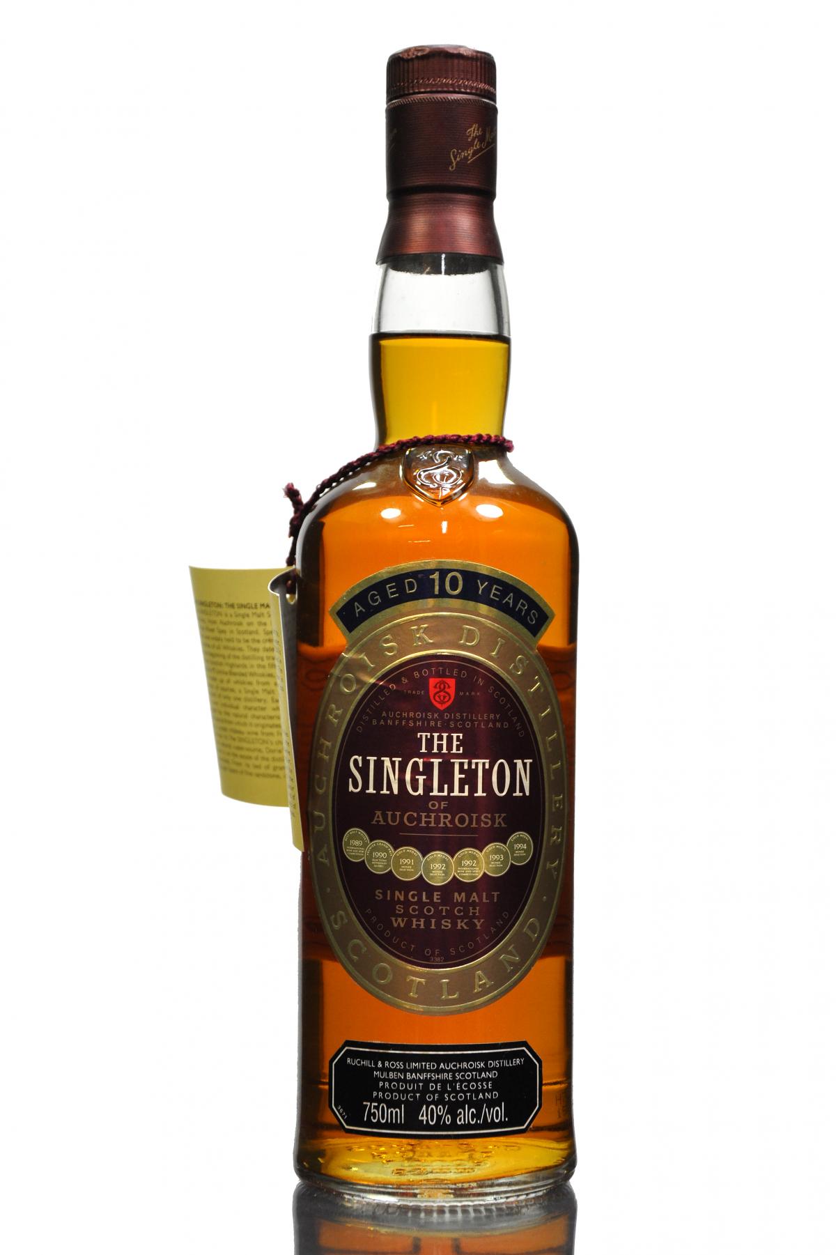 Singleton Of Auchroisk 10 Year Old - Circa 2000