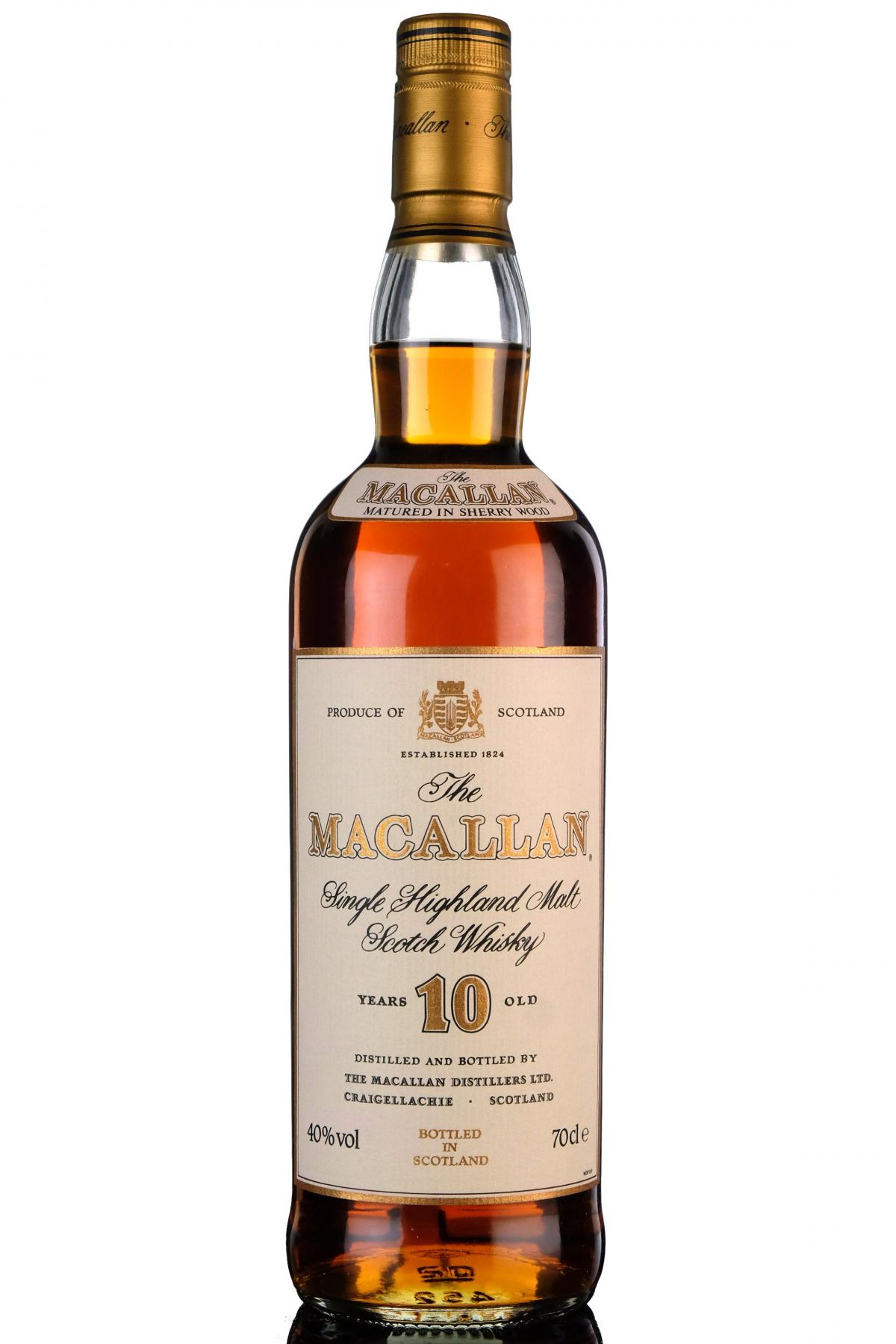 Macallan 10 Year Old - 1990s