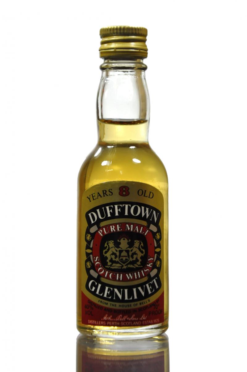 Dufftown-Glenlivet 8 Year Old Miniature