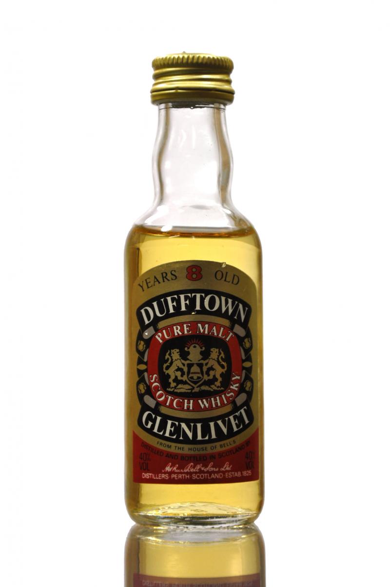 Dufftown-Glenlivet 8 Year Old Miniature
