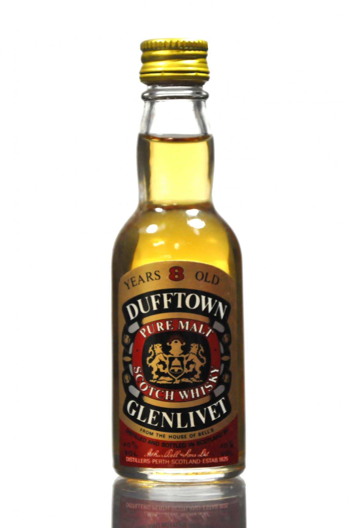 Dufftown-Glenlivet 8 Year Old Miniature