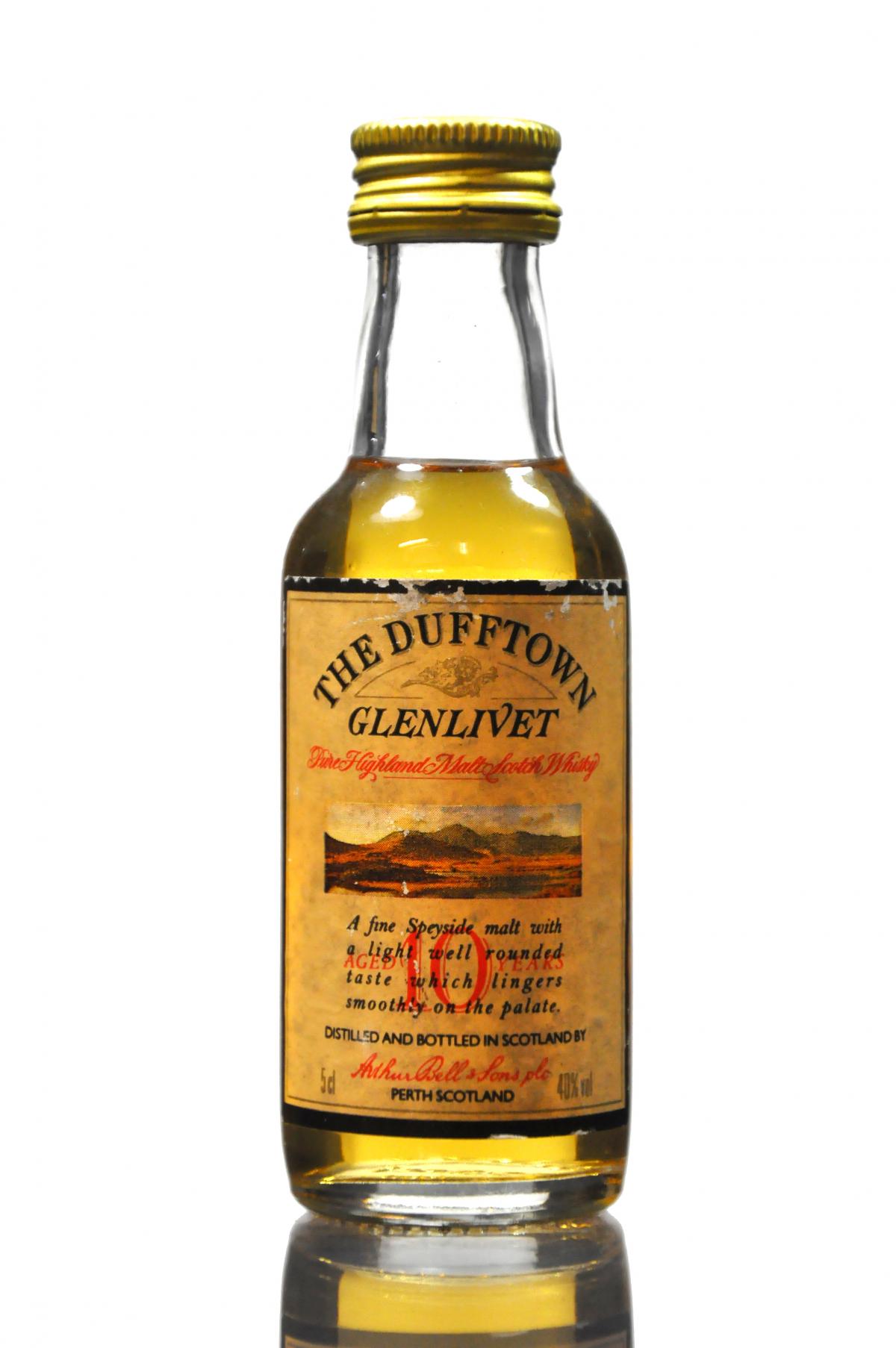 Dufftown-Glenlivet 8 Year Old Miniature