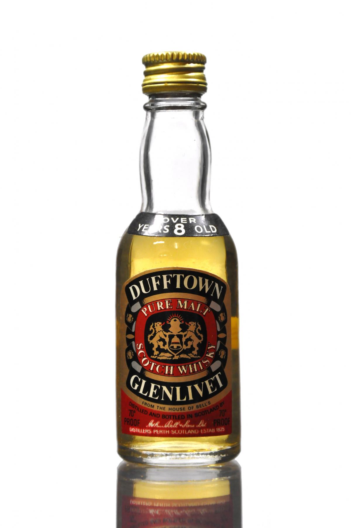Dufftown-Glenlivet 8 Year Old Miniature