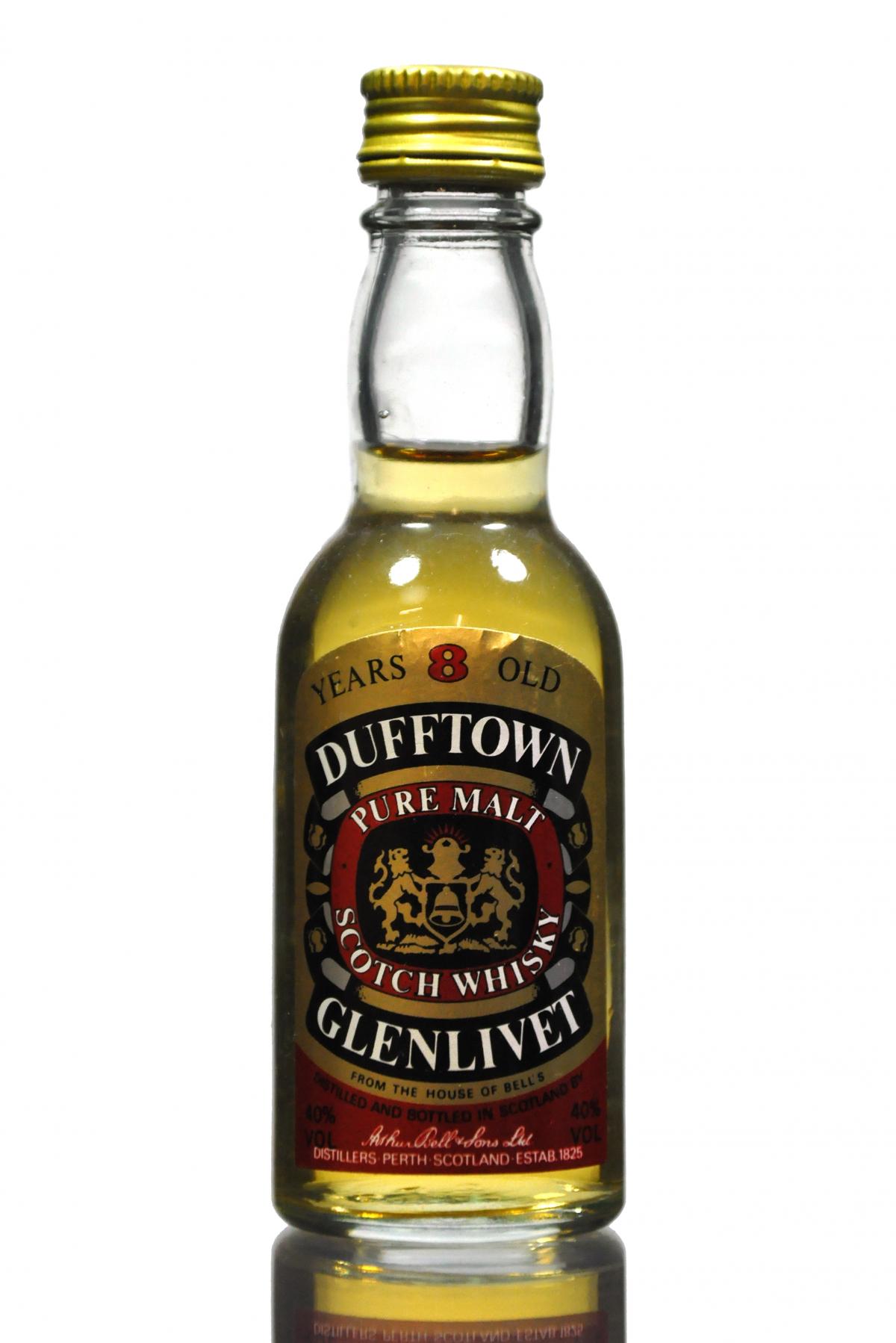 Dufftown-Glenlivet 8 Year Old Miniature