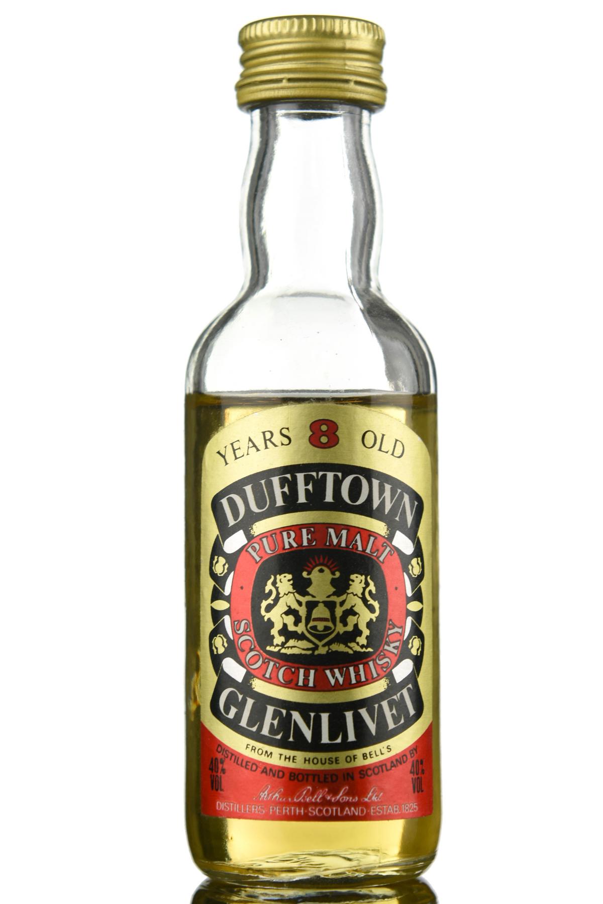 Dufftown-Glenlivet 8 Year Old Miniature