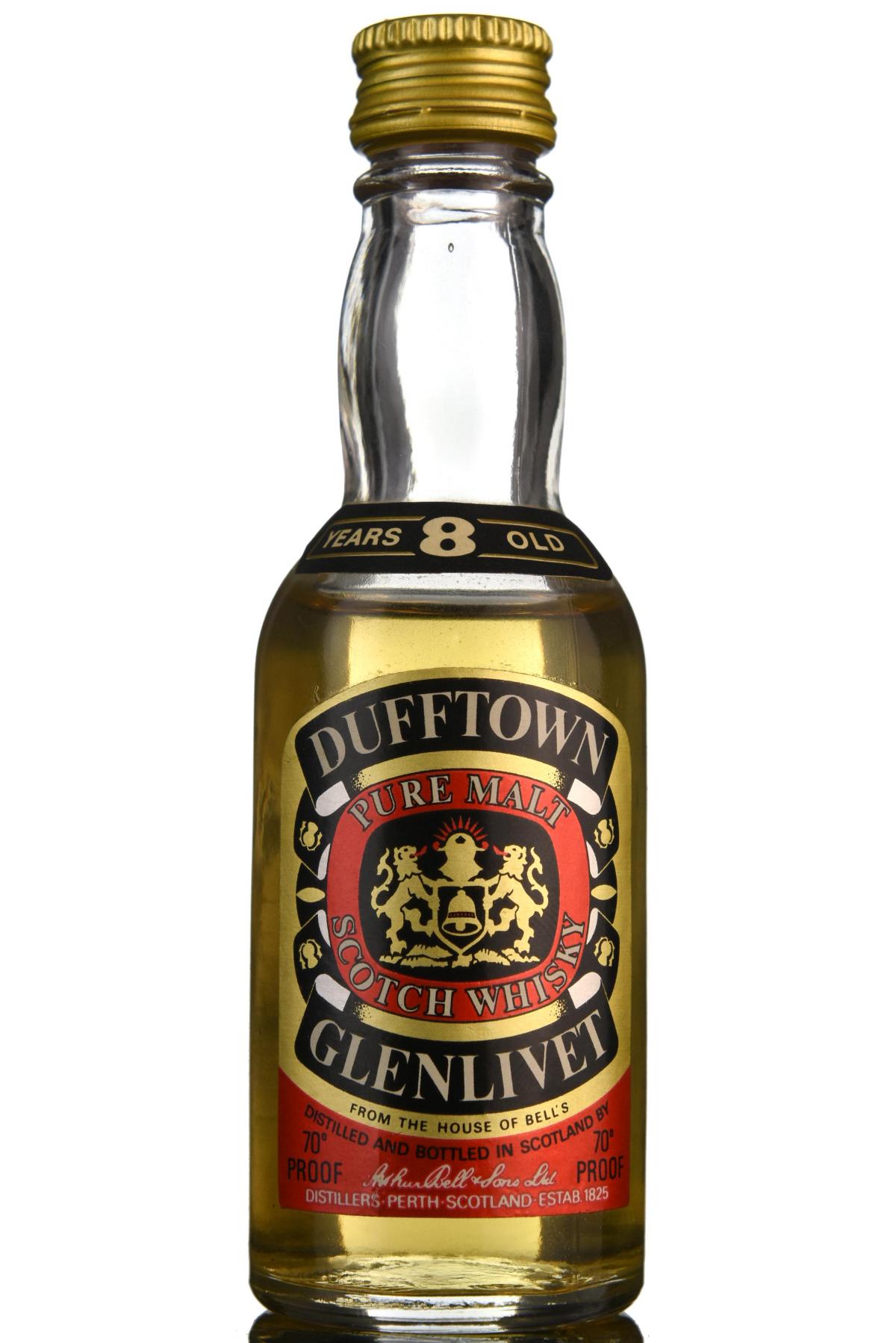 Dufftown-Glenlivet 8 Year Old Miniature