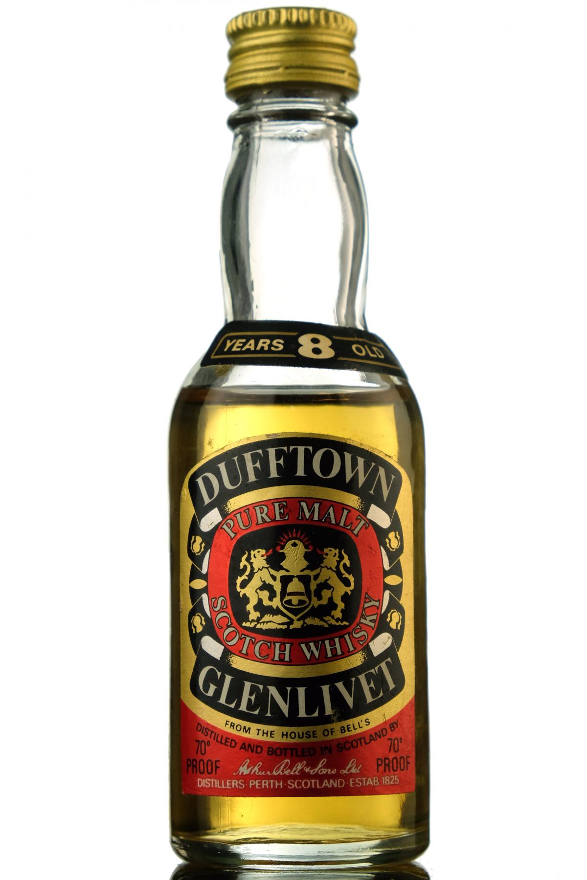 Dufftown-Glenlivet 8 Year Old Miniature