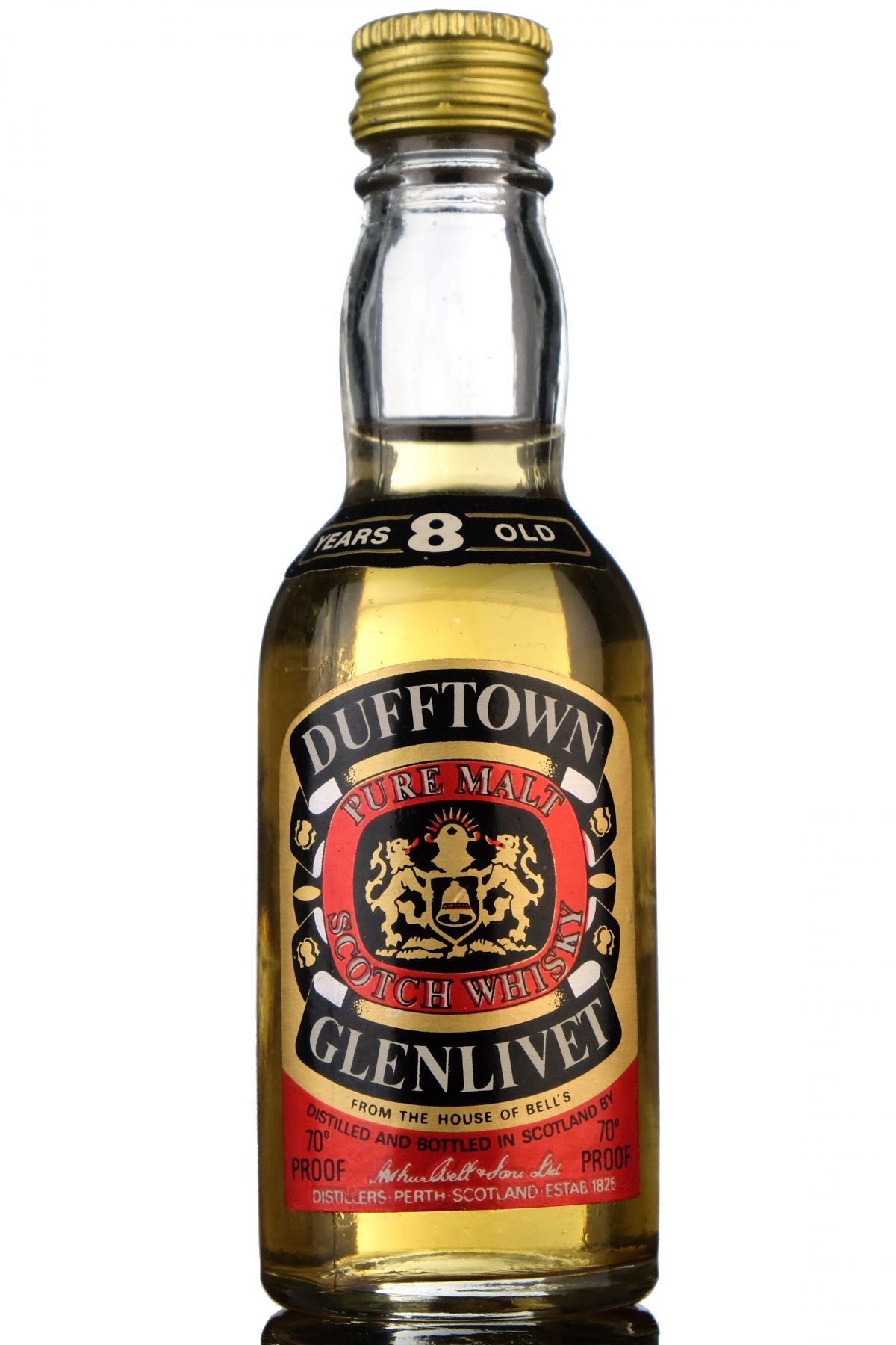 Dufftown-Glenlivet 8 Year Old Miniature