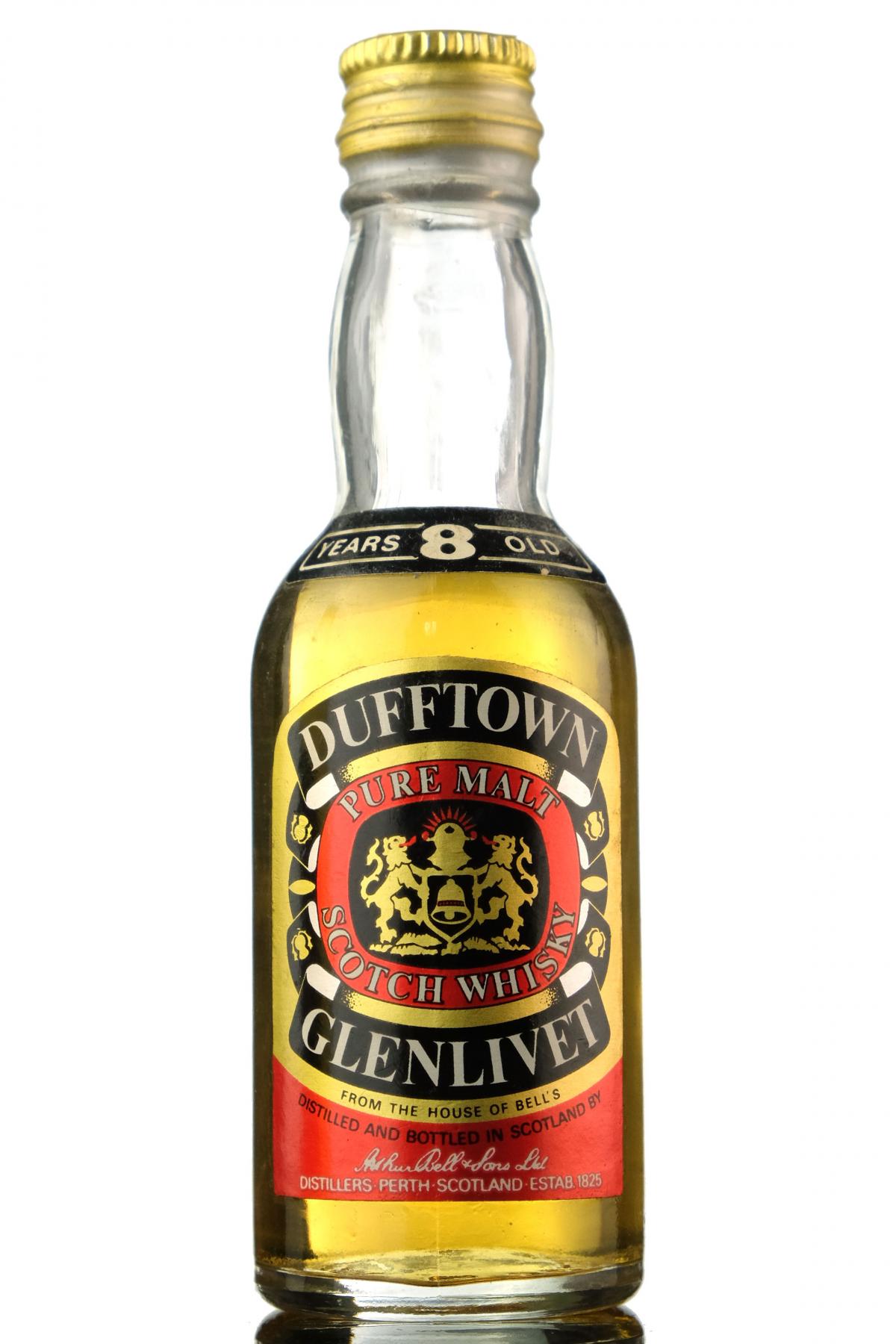 Dufftown-Glenlivet 8 Year Old Miniature