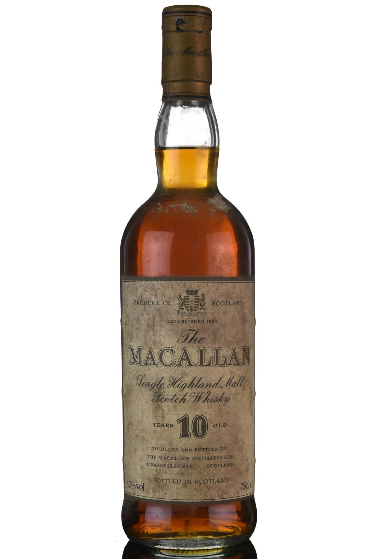 Macallan 10 Year Old - Circa 1990