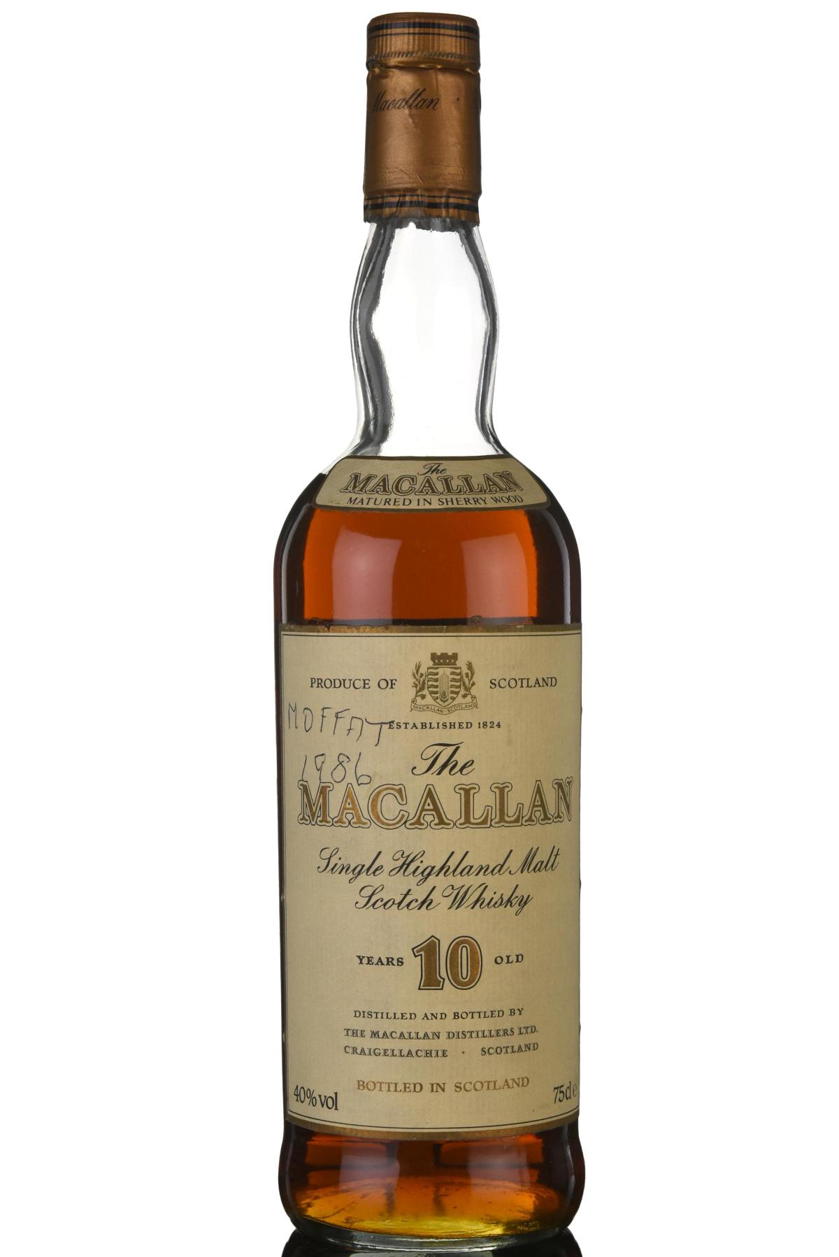 Macallan 10 Year Old - Circa 1990