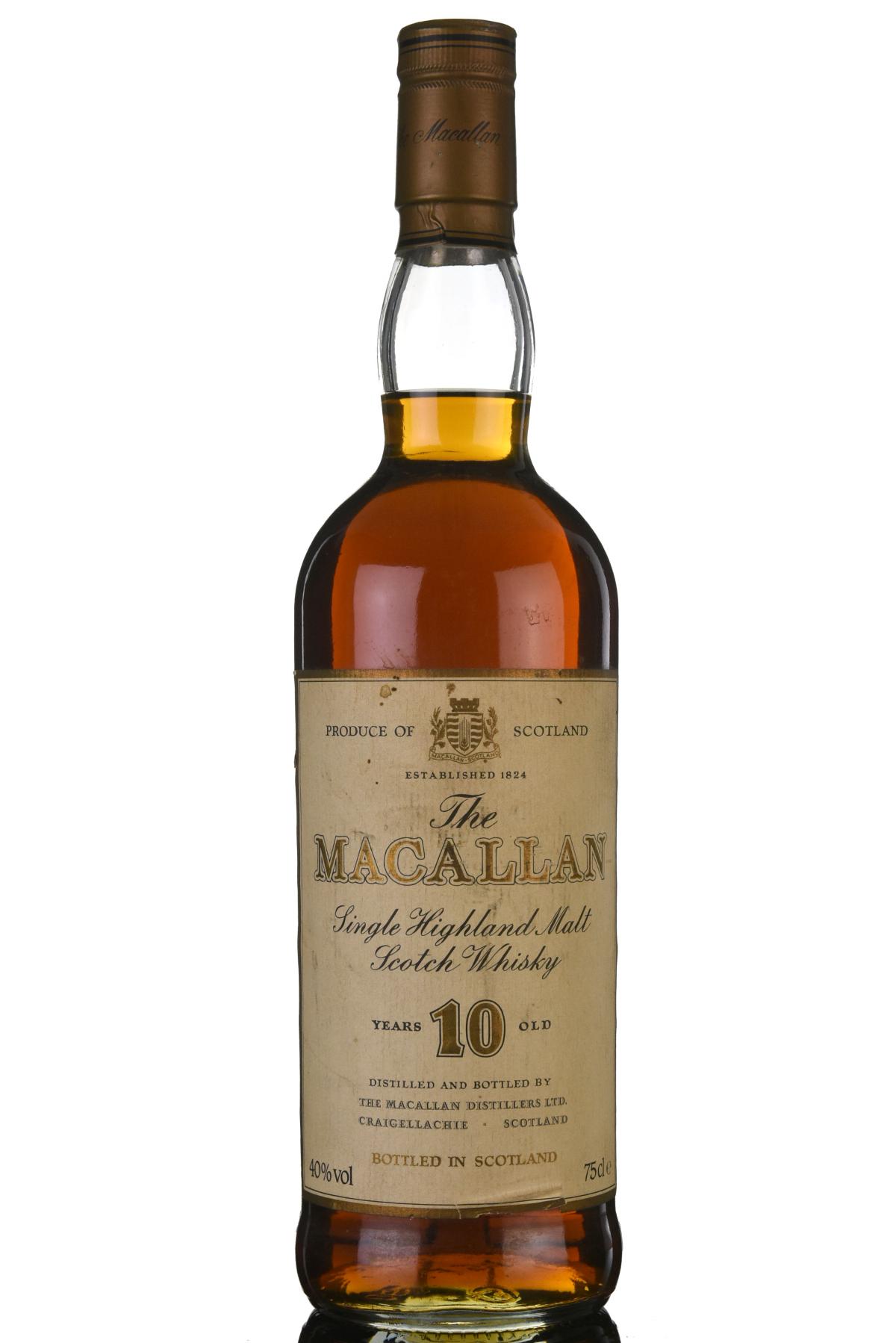Macallan 10 Year Old - Circa 1990