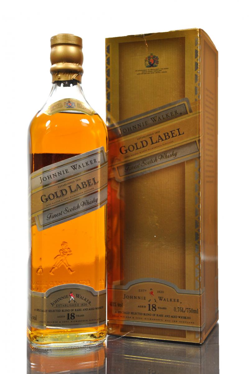 Johnnie Walker 18 Year Old Gold Label