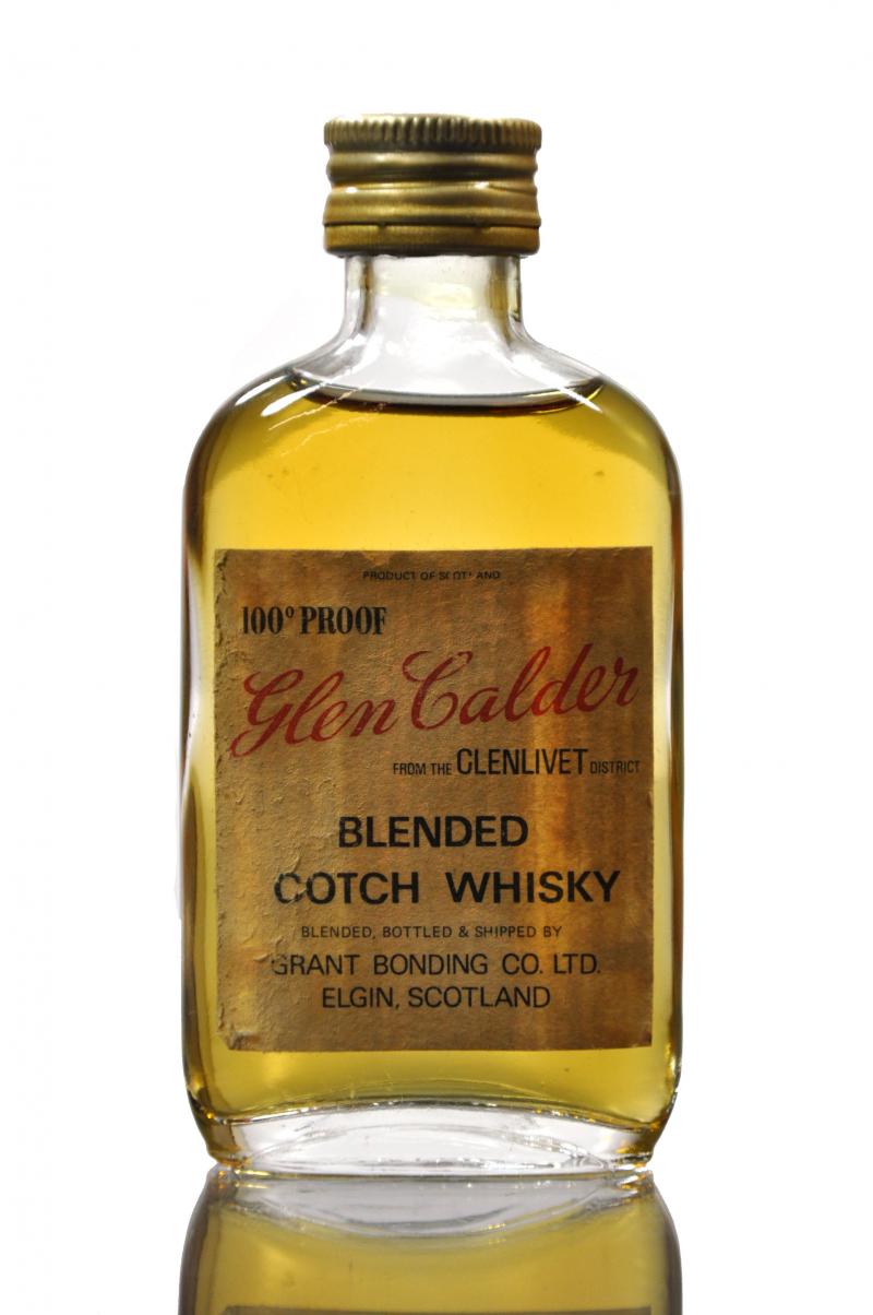 Glen Calder 100 Proof Miniature