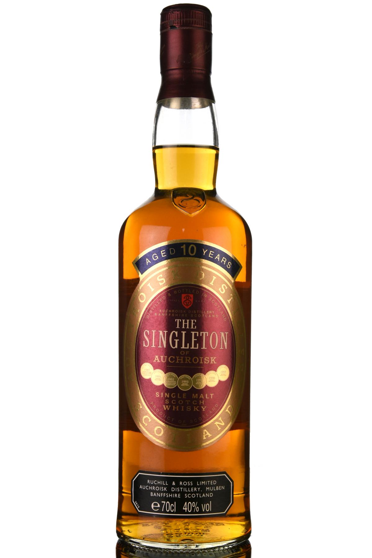 Singleton Of Auchroisk 10 Year Old