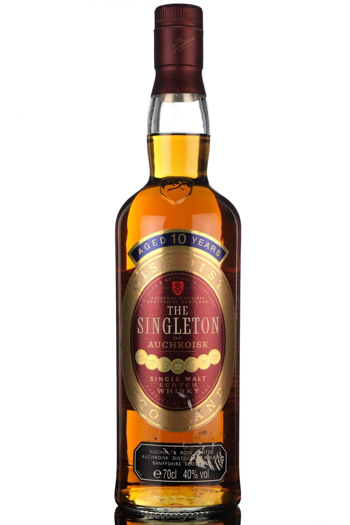 Singleton Of Auchroisk 10 Year Old