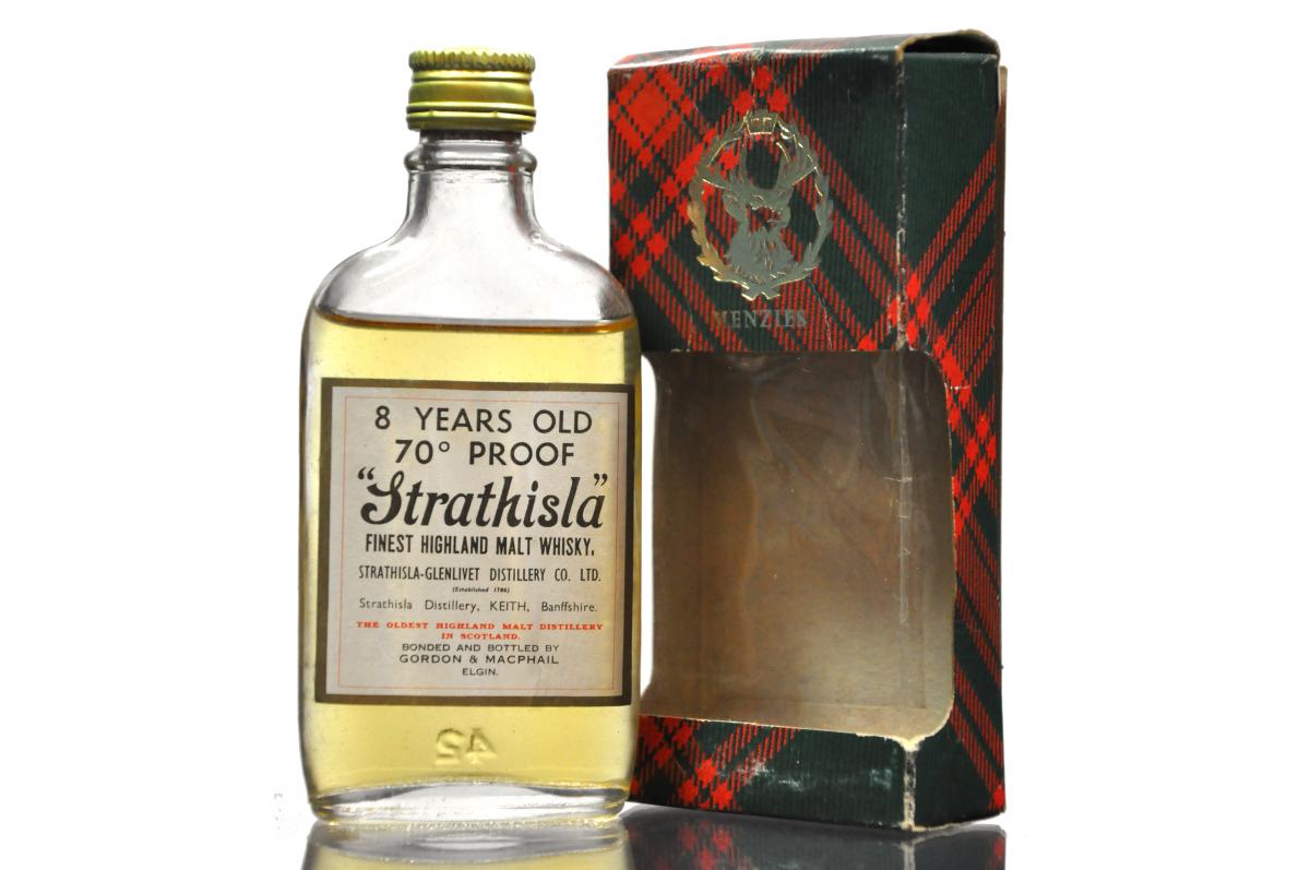 Strathisla 8 Year Old - 70 Proof - Gordon & MacPhail Miniature