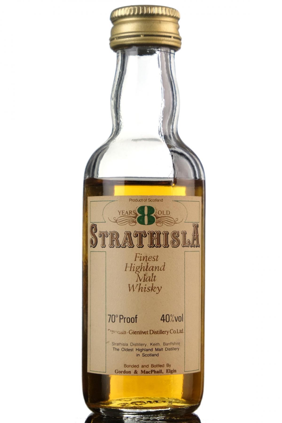 Strathisla 8 Year Old - 70 Proof - Gordon & MacPhail Miniature
