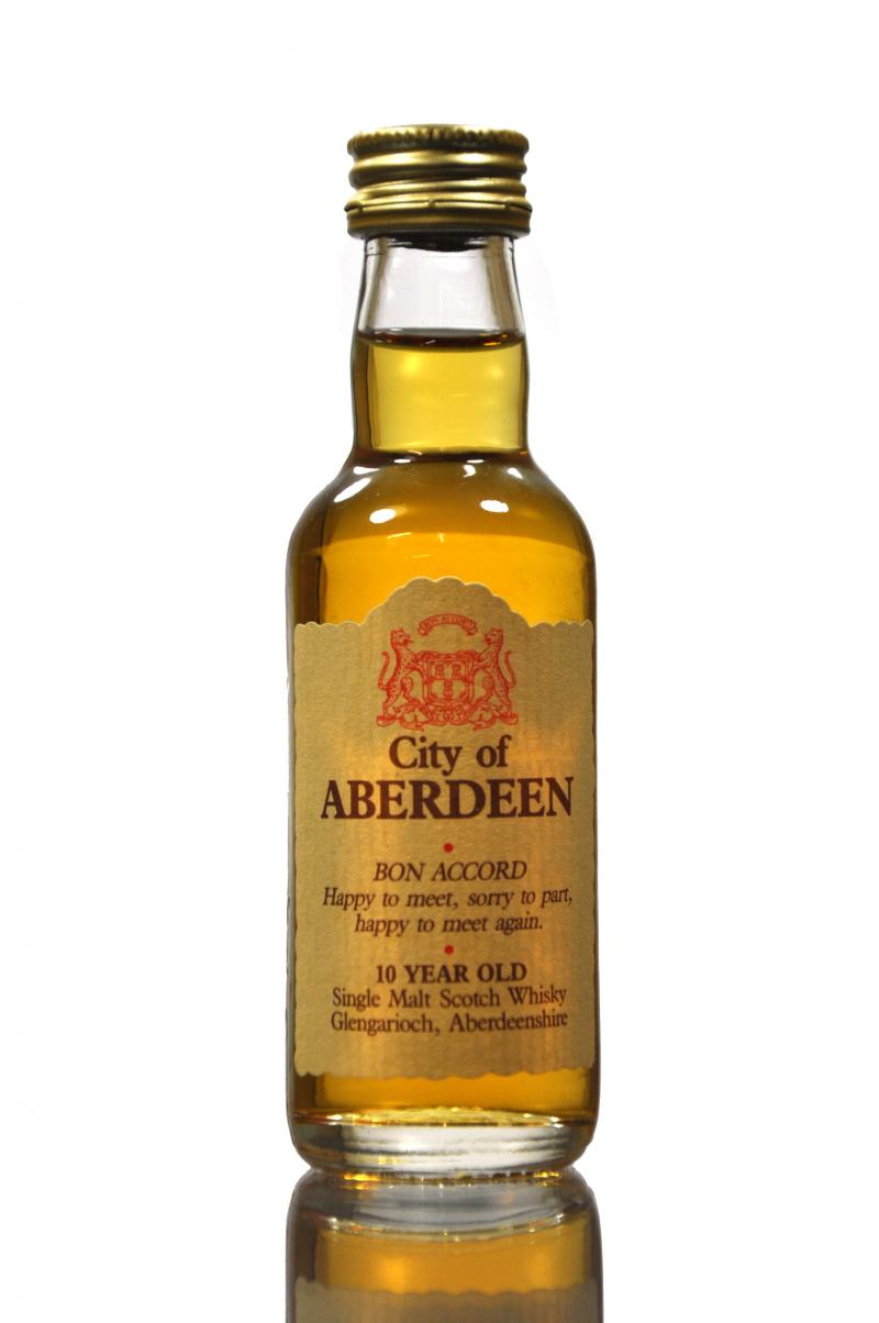 Glen Garioch 10 Year Old - City Of Aberdeen Miniature