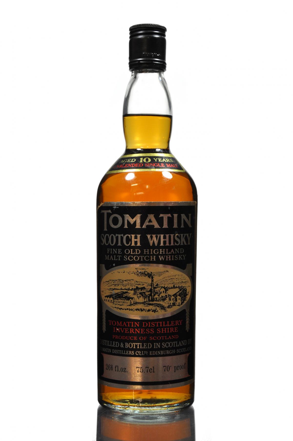 Tomatin 10 Year Old - Late 1970s