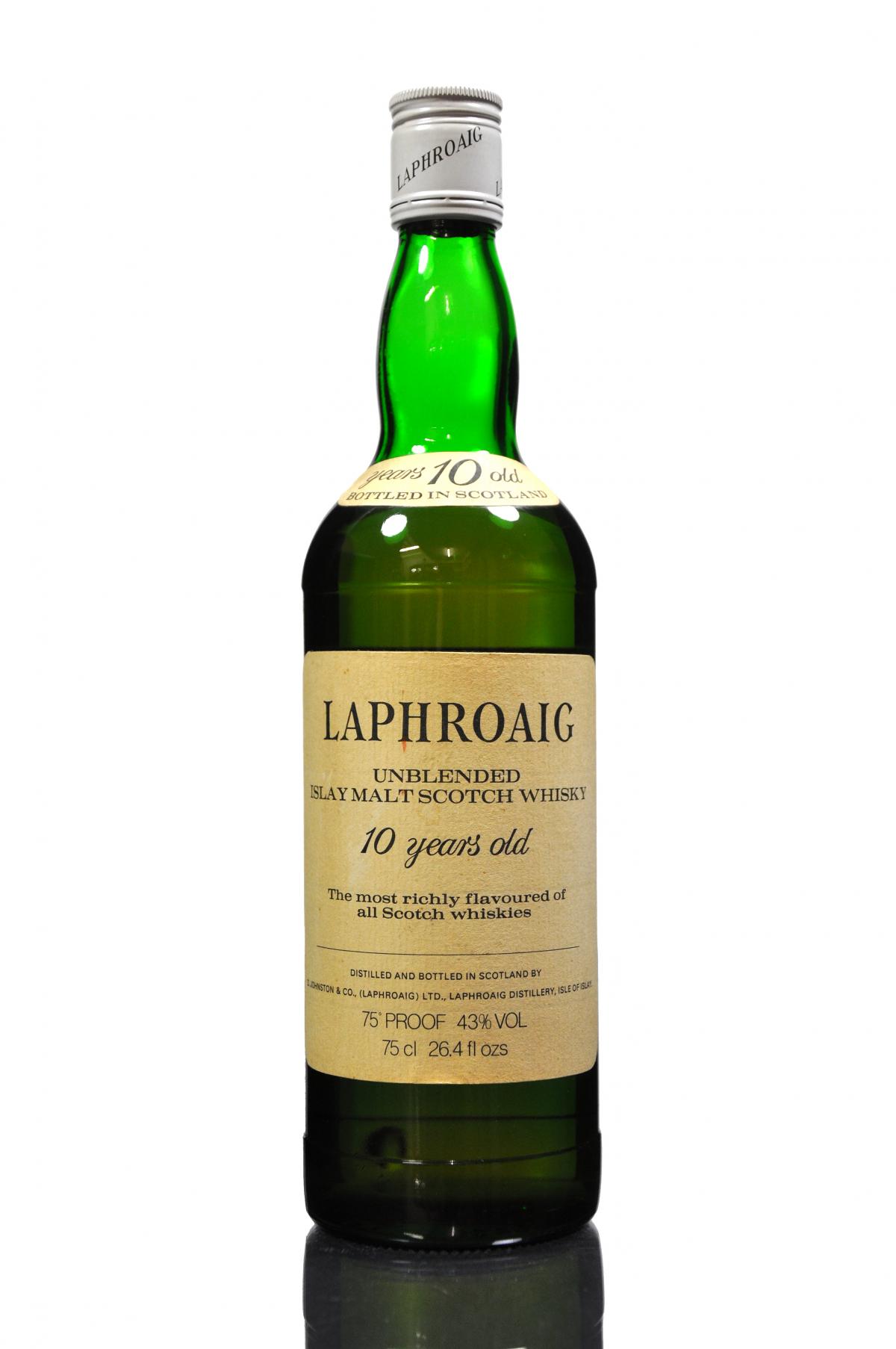 Laphroaig 10 Year Old - Late 1970s