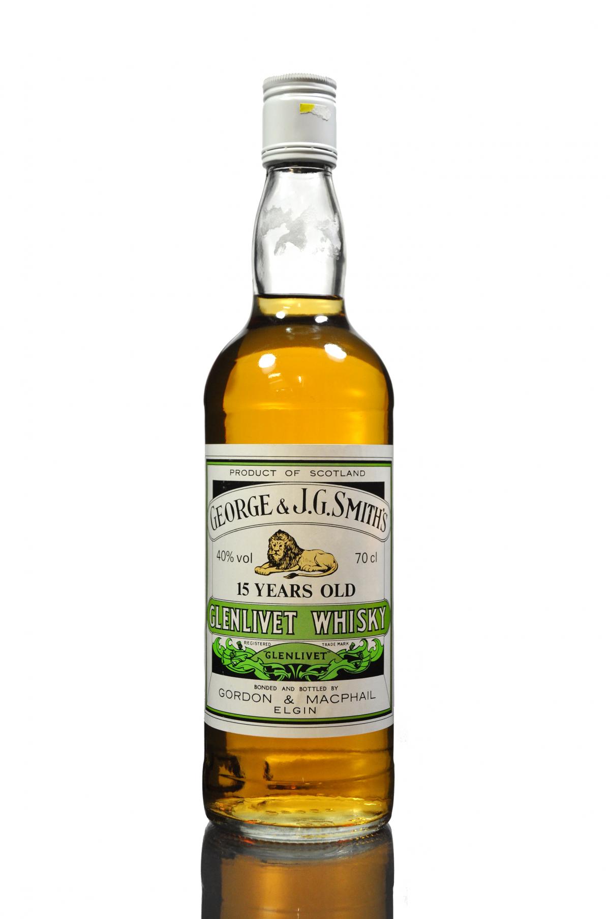 Glenlivet 15 Year Old - Gordon & MacPhail - 1990s