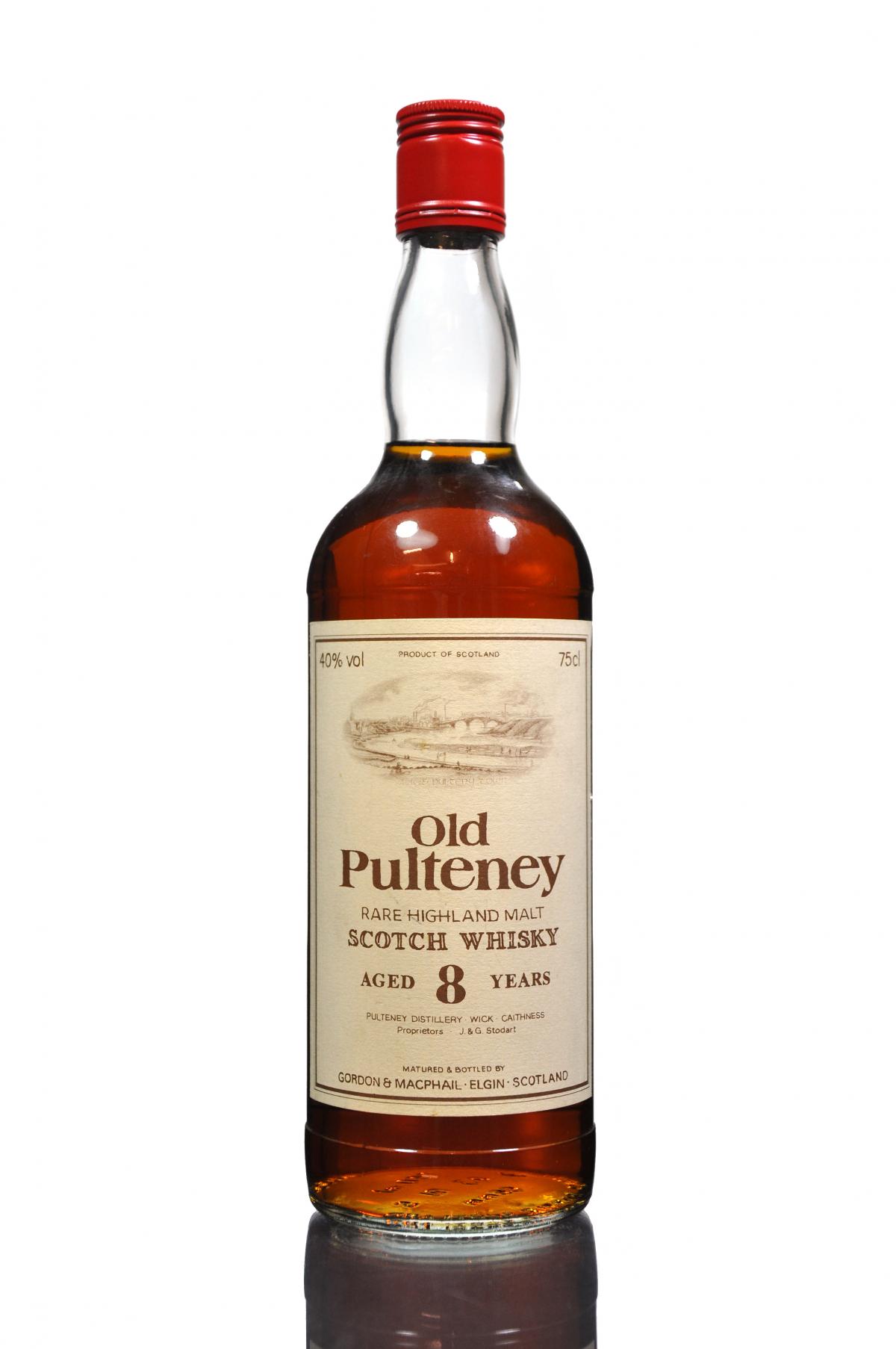 Old Pulteney 8 Year Old - Gordon & MacPhail - 1980s