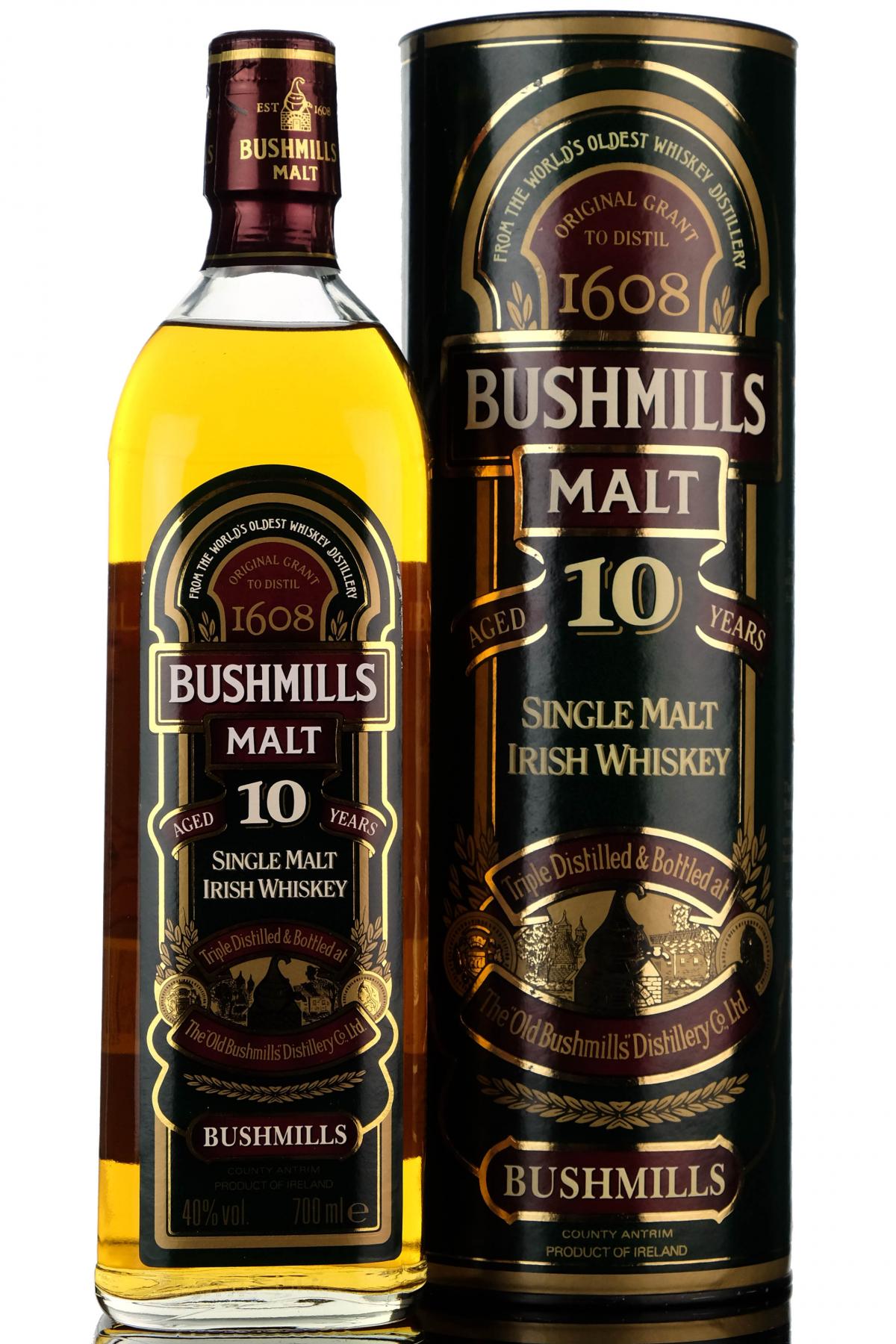 Bushmills 10 Year Old - Irish Whiskey