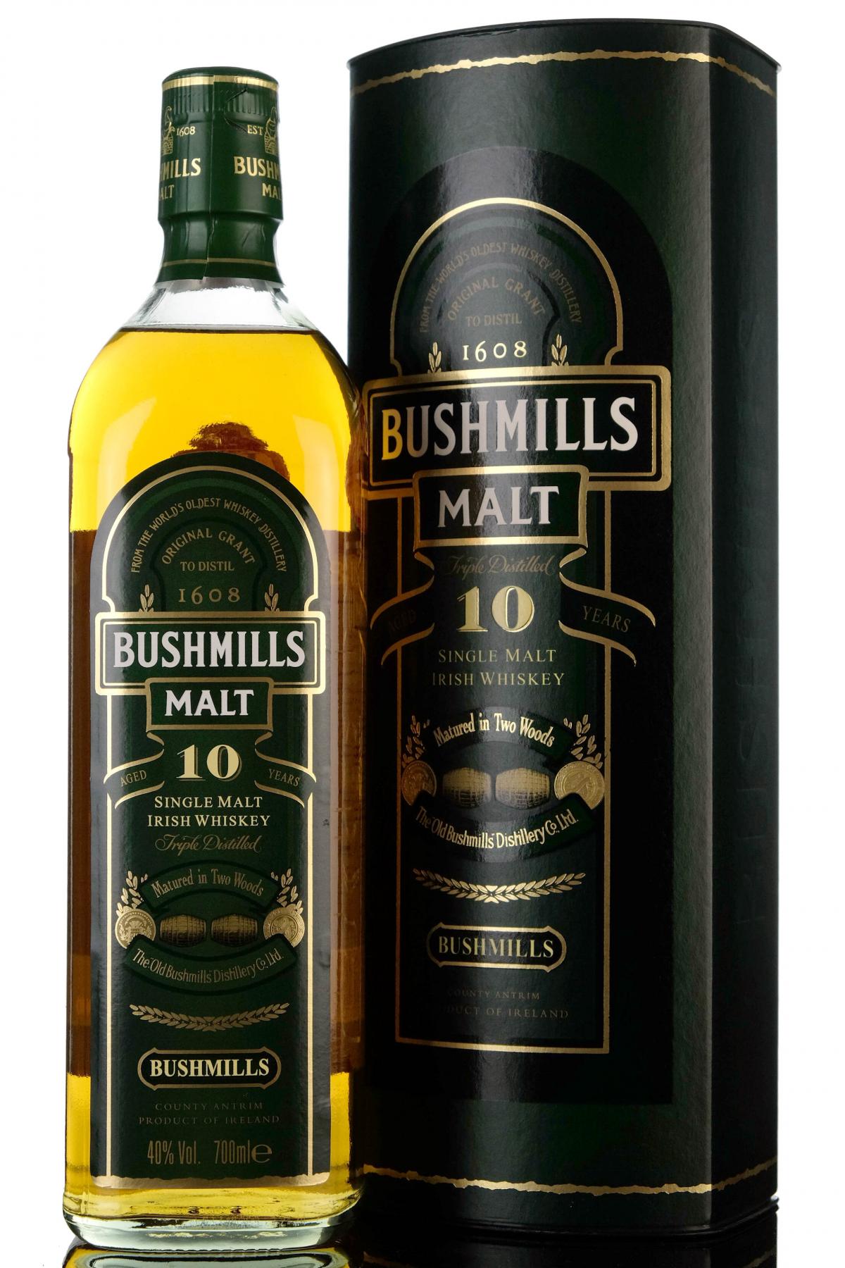 Bushmills 10 Year Old - Irish Whiskey