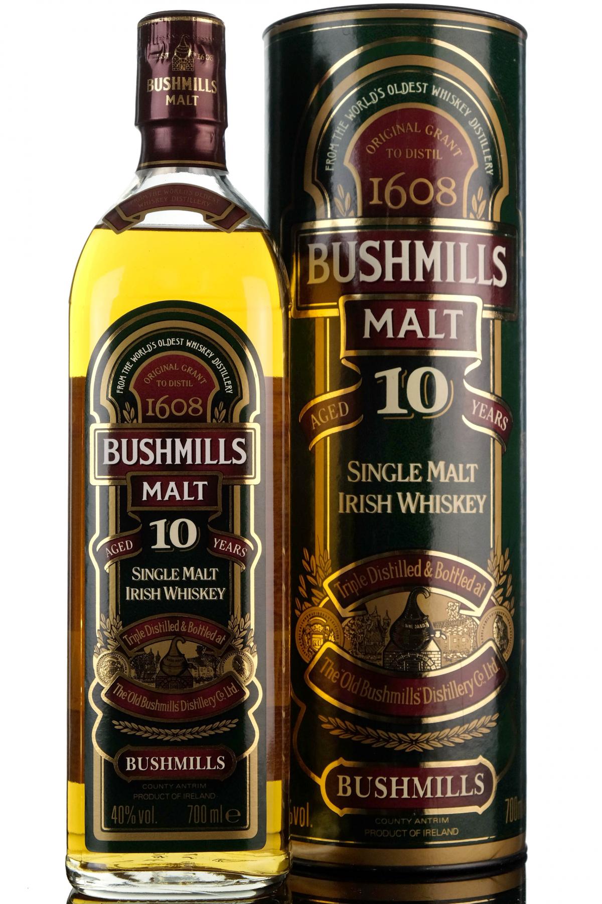 Bushmills 10 Year Old - Irish Whiskey