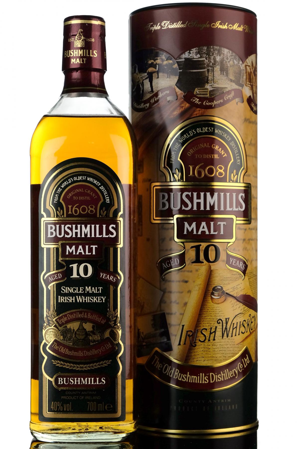 Bushmills 10 Year Old - Irish Whiskey