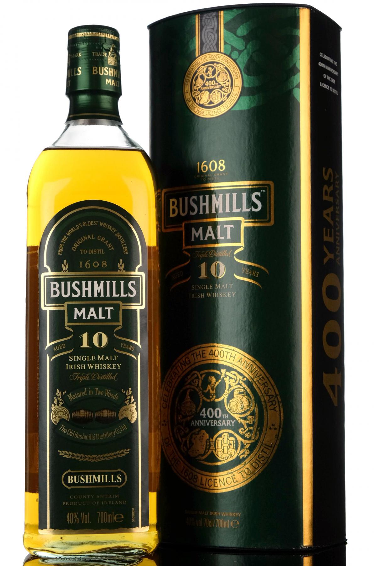 Bushmills 10 Year Old - Irish Whiskey