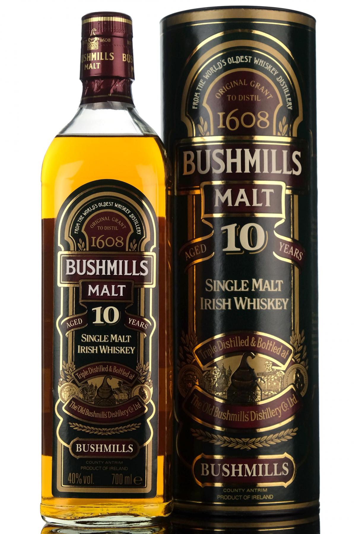 Bushmills 10 Year Old - Irish Whiskey