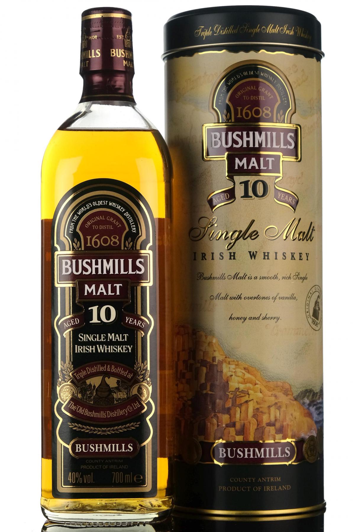 Bushmills 10 Year Old - Irish Whiskey