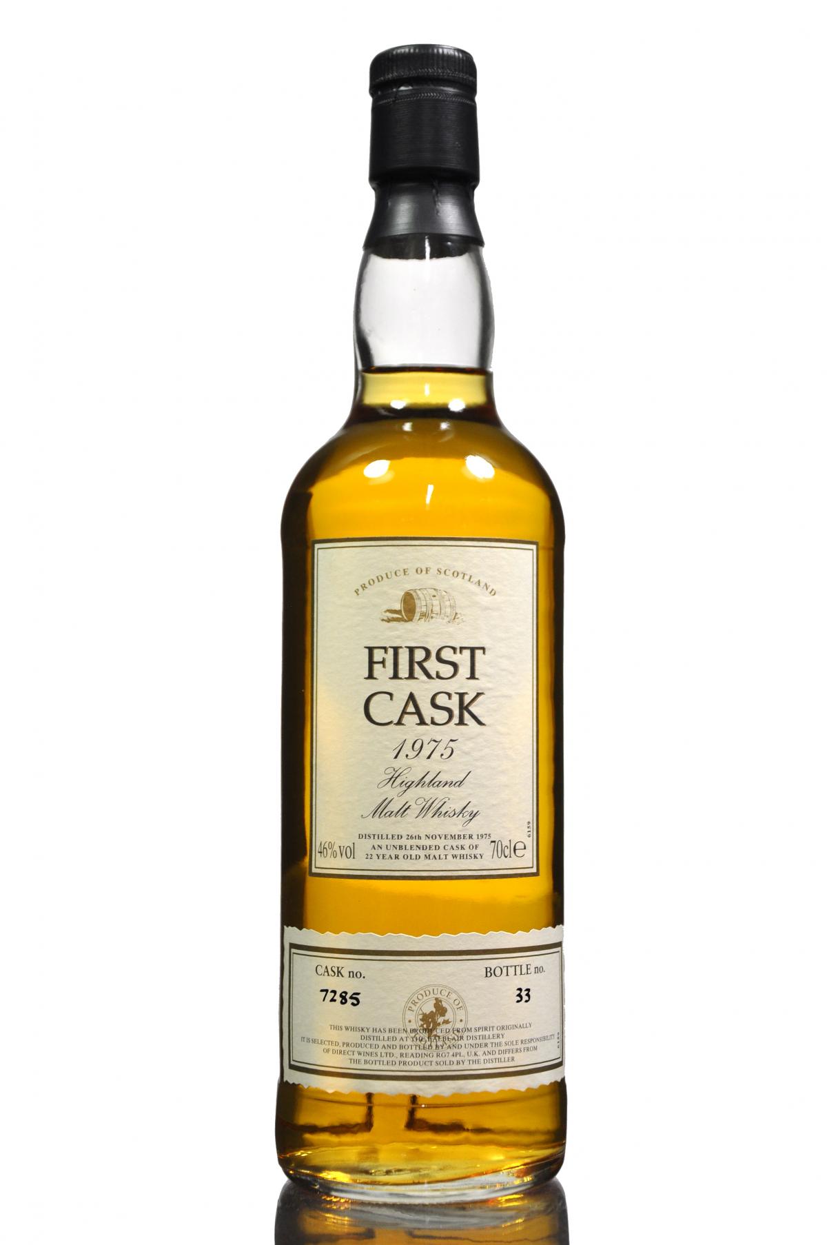 Balblair 1975 - 22 Year Old - First Cask 7285