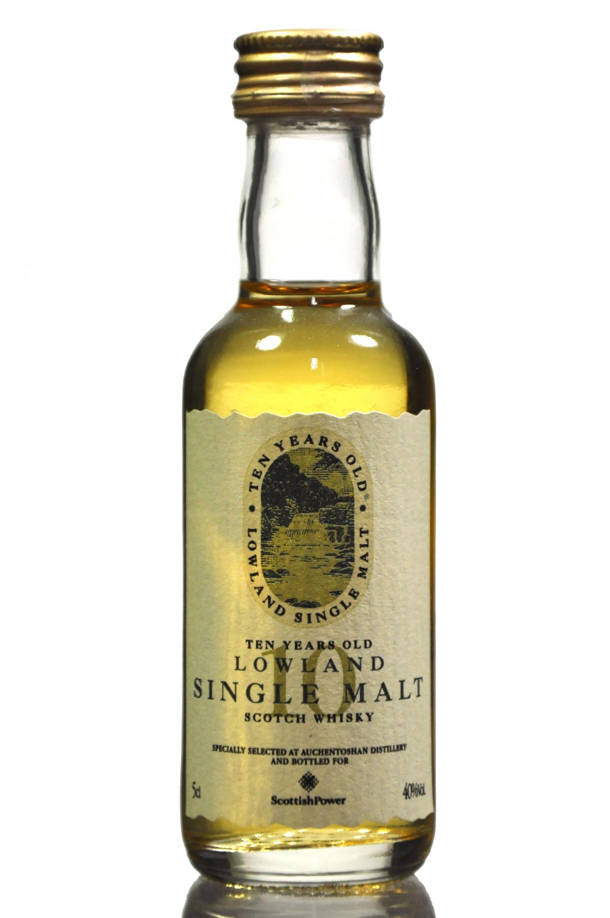 Auchentoshan 10 Year Old - Scottish Power Miniature