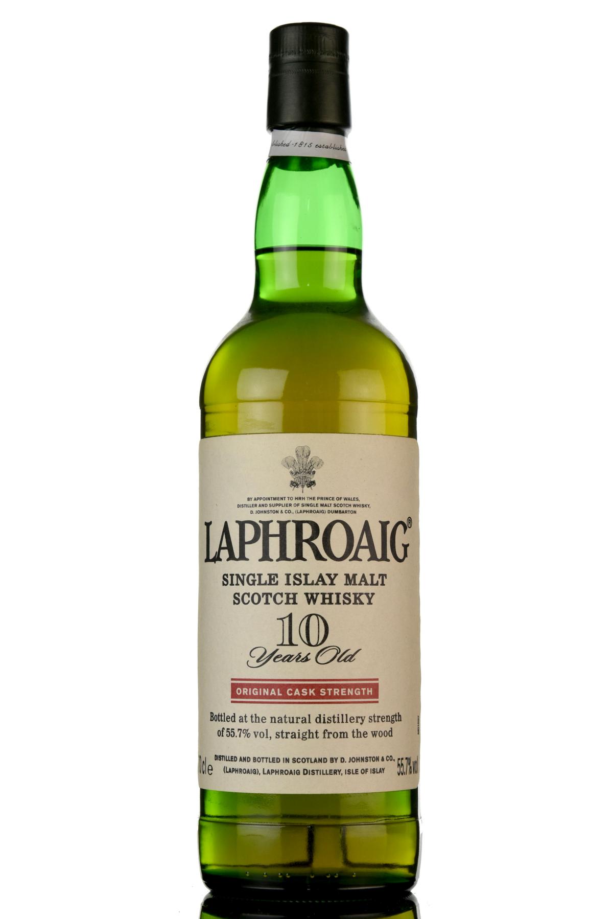 Laphroaig 10 Year Old - Original Cask Strength - 55.7%