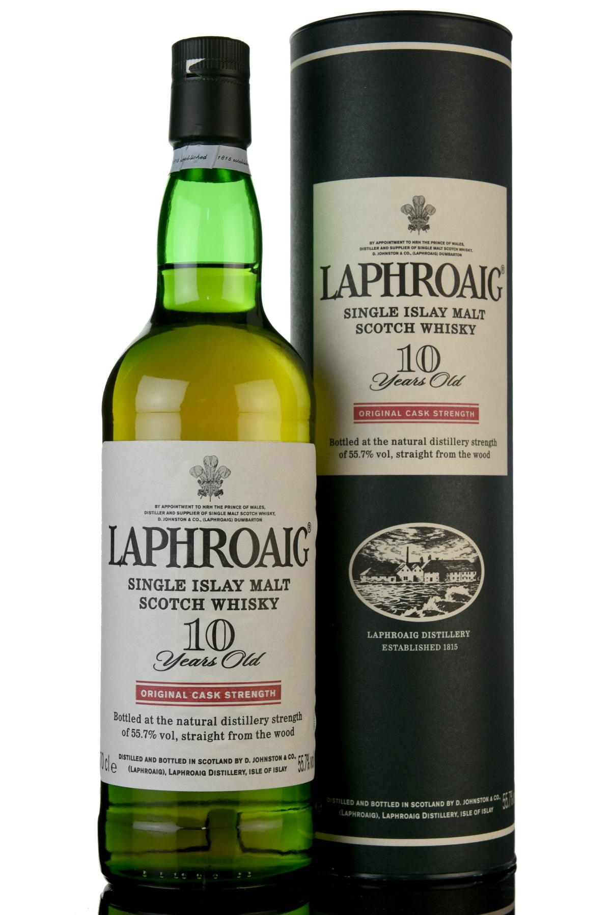 Laphroaig 10 Year Old - Original Cask Strength - 55.7%