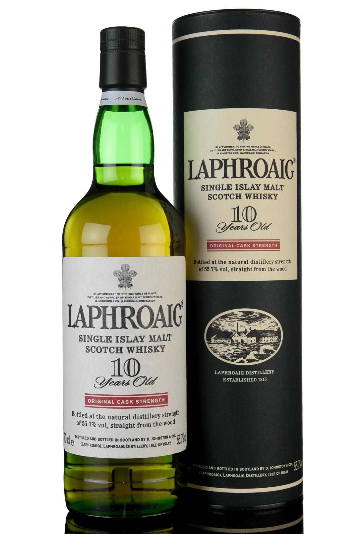 Laphroaig 10 Year Old - Original Cask Strength - 55.7%