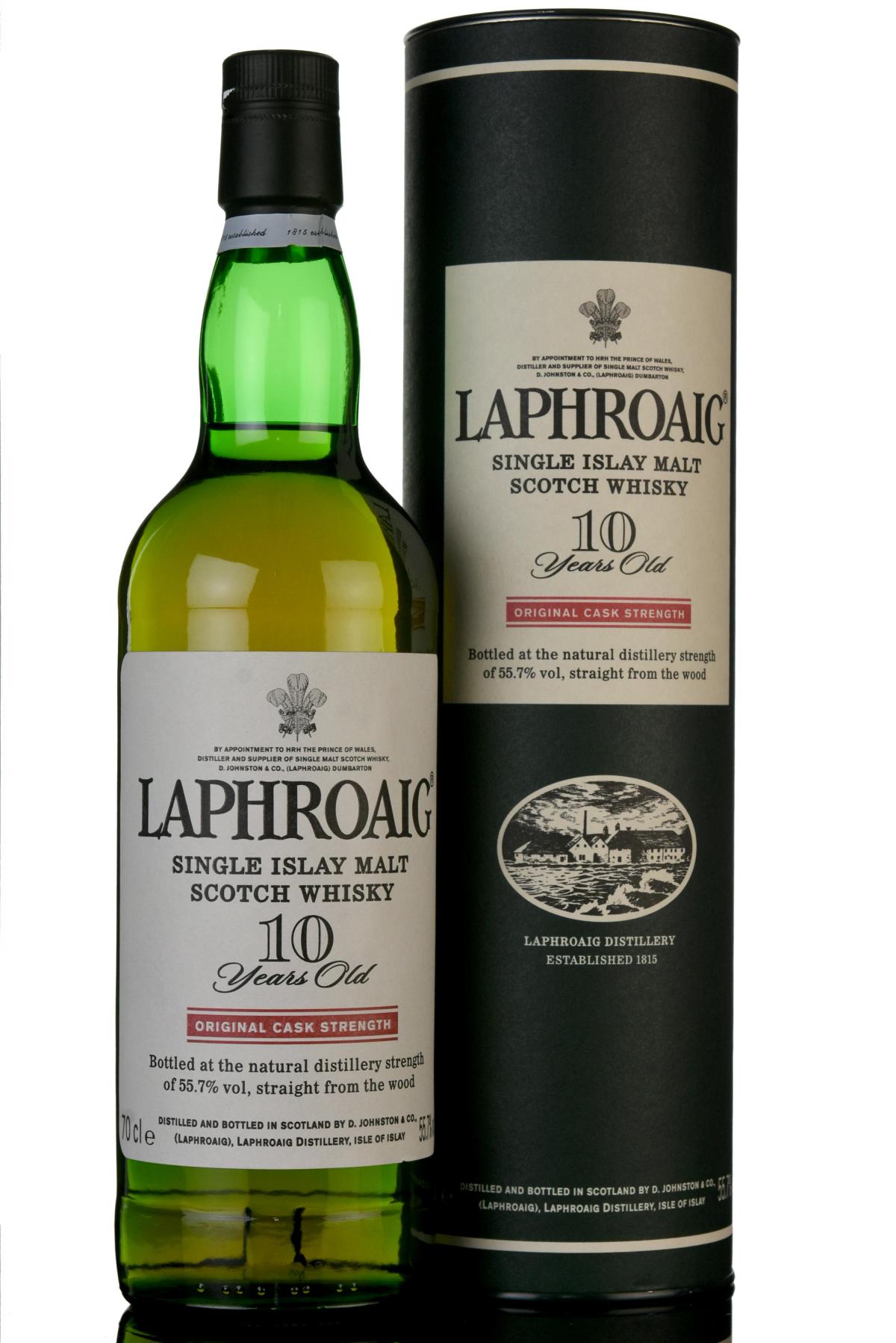 Laphroaig 10 Year Old - Original Cask Strength - 55.7%