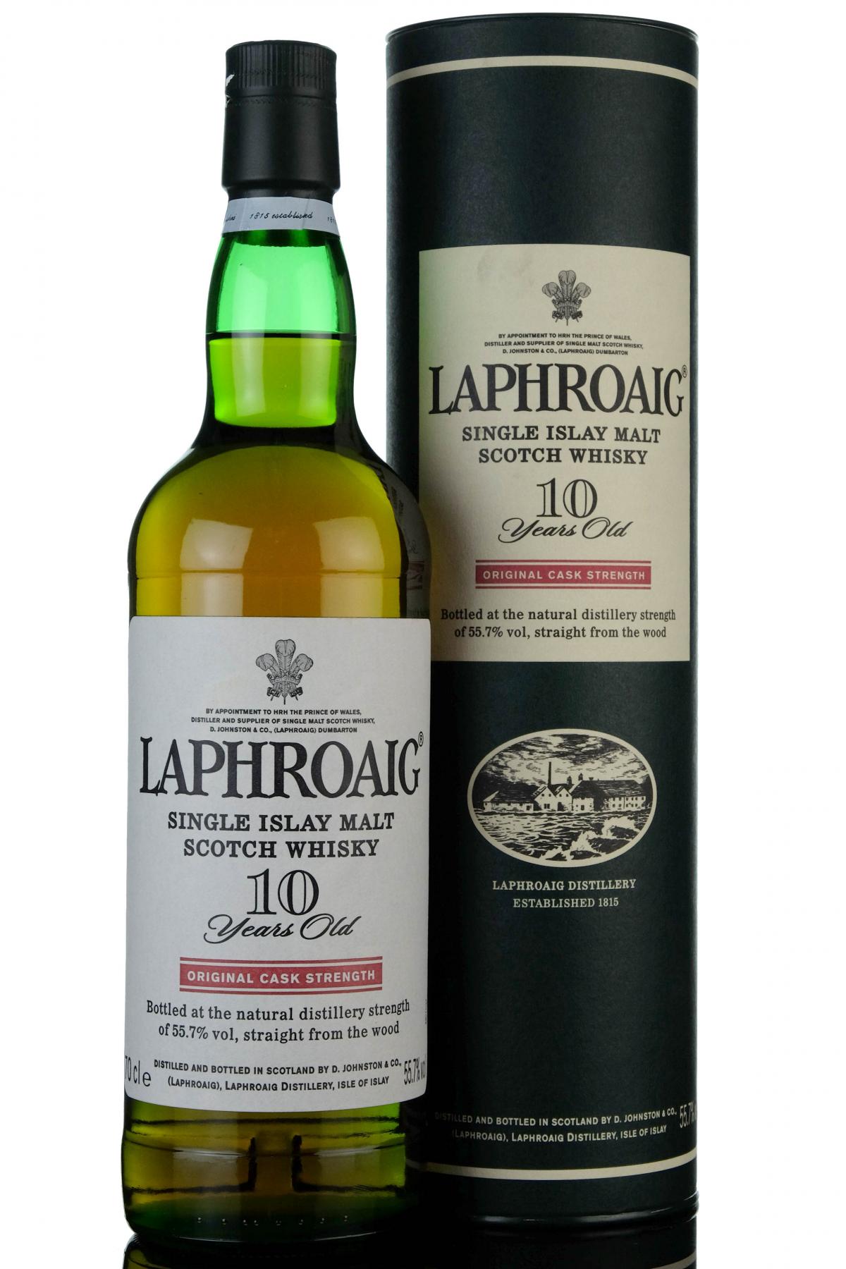 Laphroaig 10 Year Old - Original Cask Strength - 55.7%