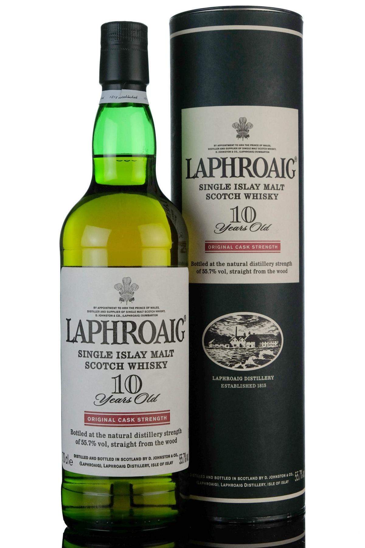 Laphroaig 10 Year Old - Original Cask Strength - 55.7%